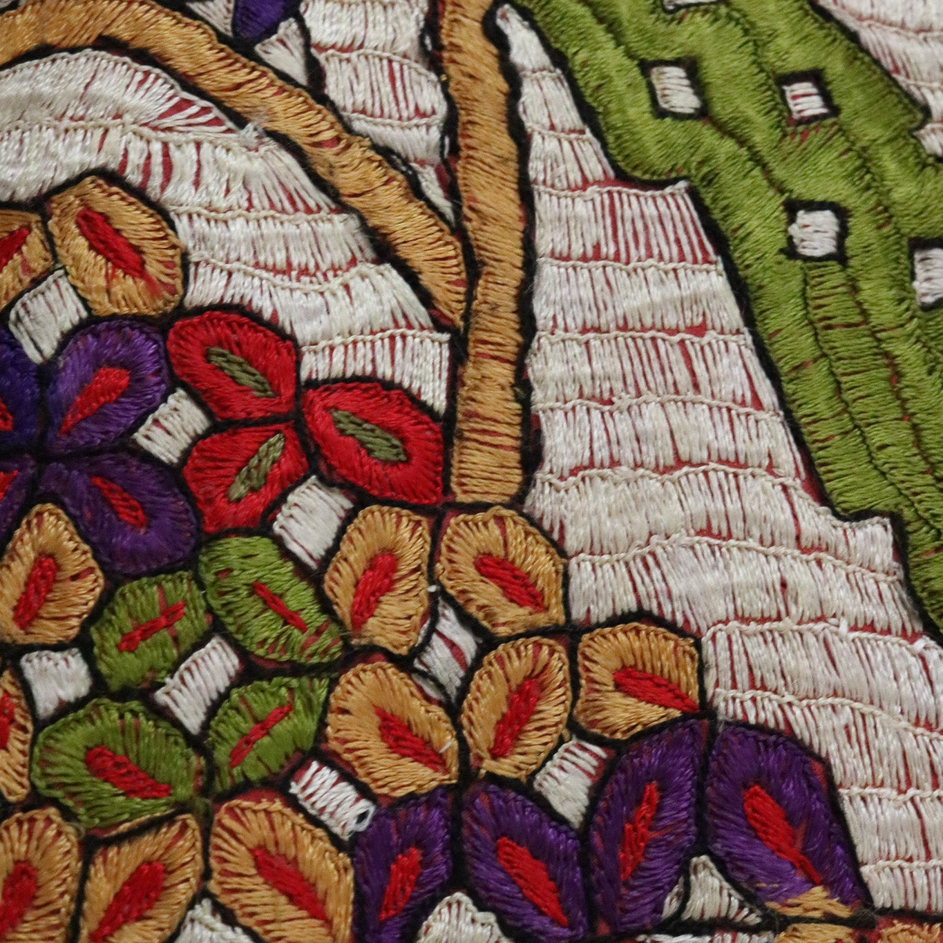 Handwoven Mini Afghan artistry tapestry