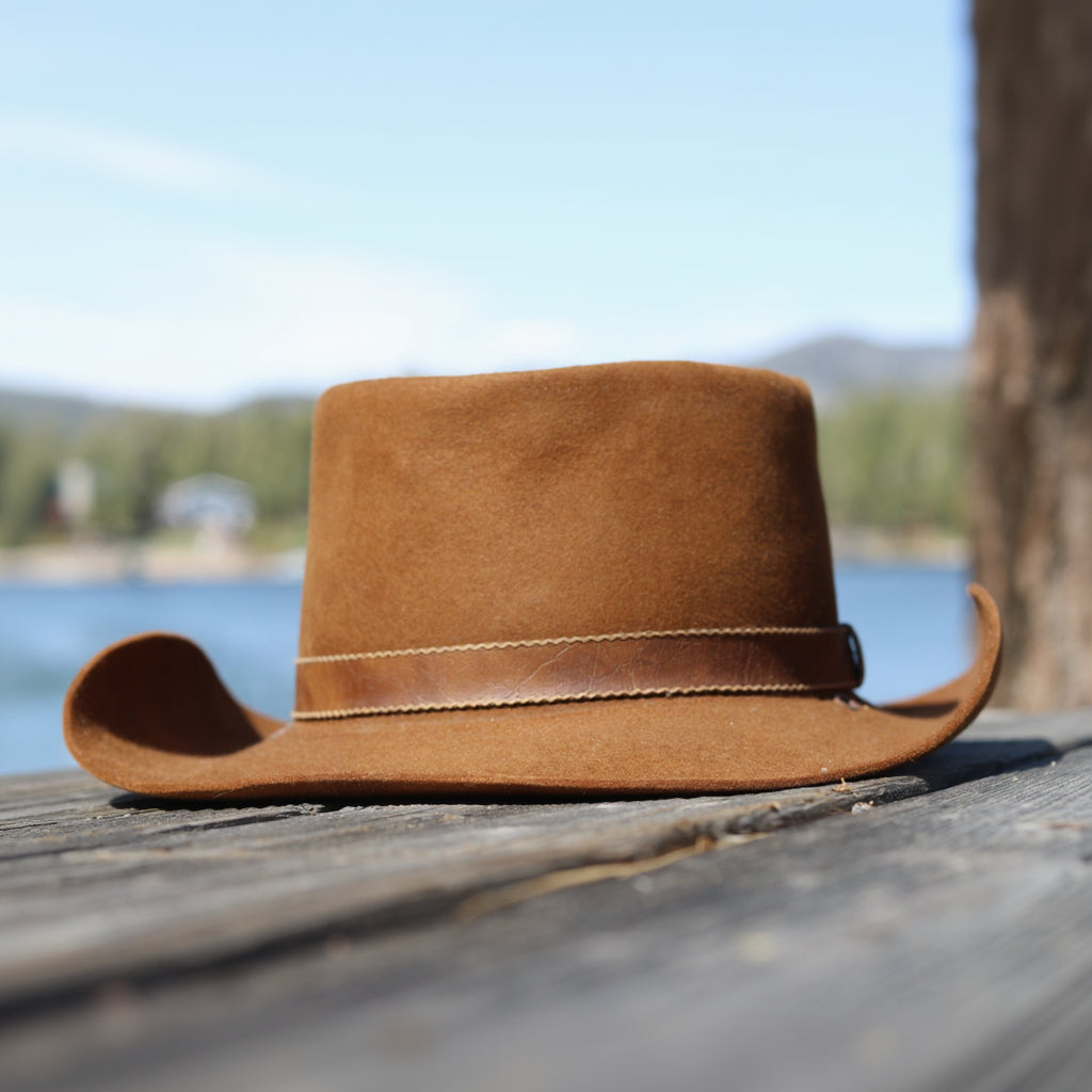 Vintage Stetson “The Billy Kidd” Felt Cowboy Hat – Brown Western Hat – Size 7 to 7 1/8