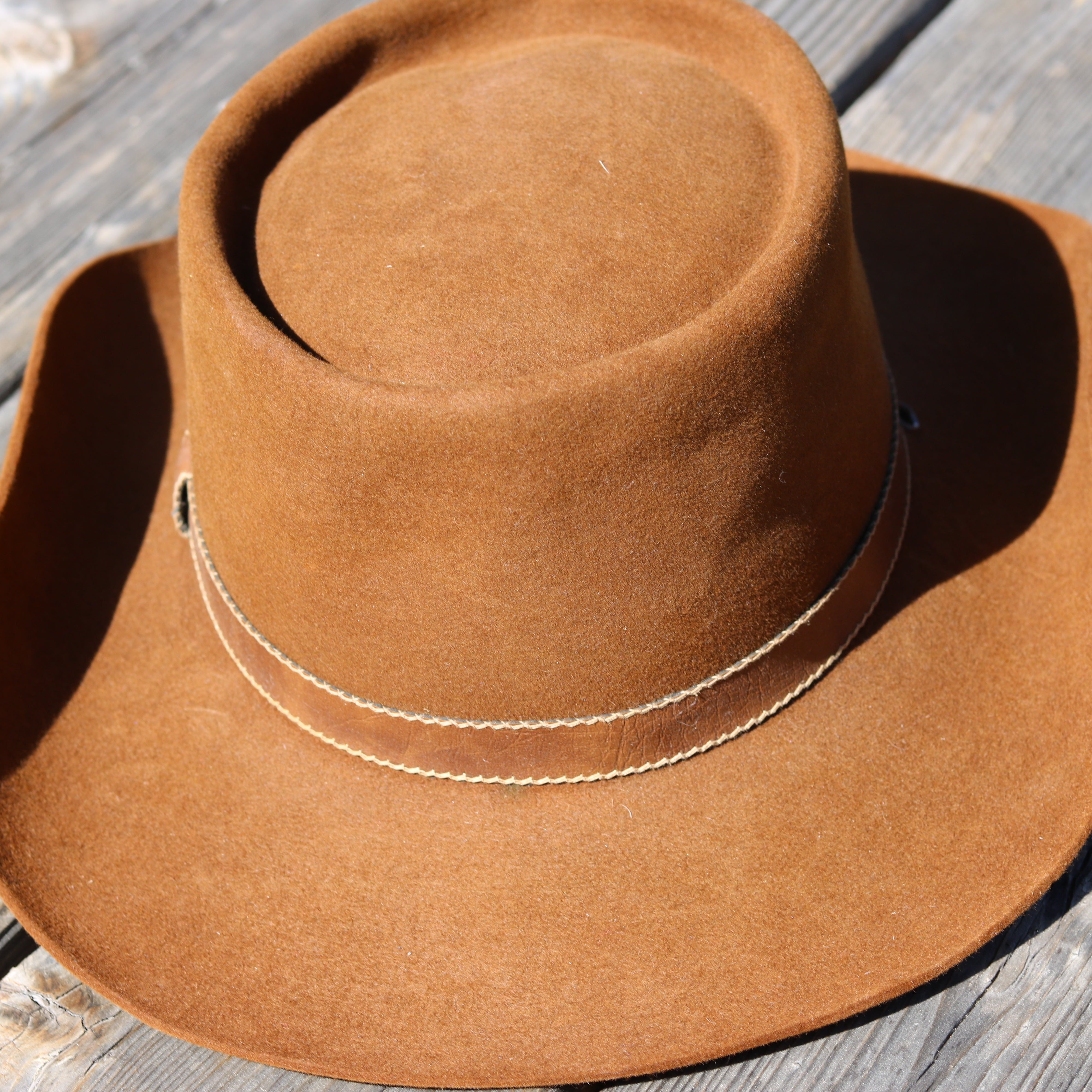 Vintage Stetson “The Billy Kidd” Felt Cowboy Hat – Brown Western Hat – Size 7 to 7 1/8