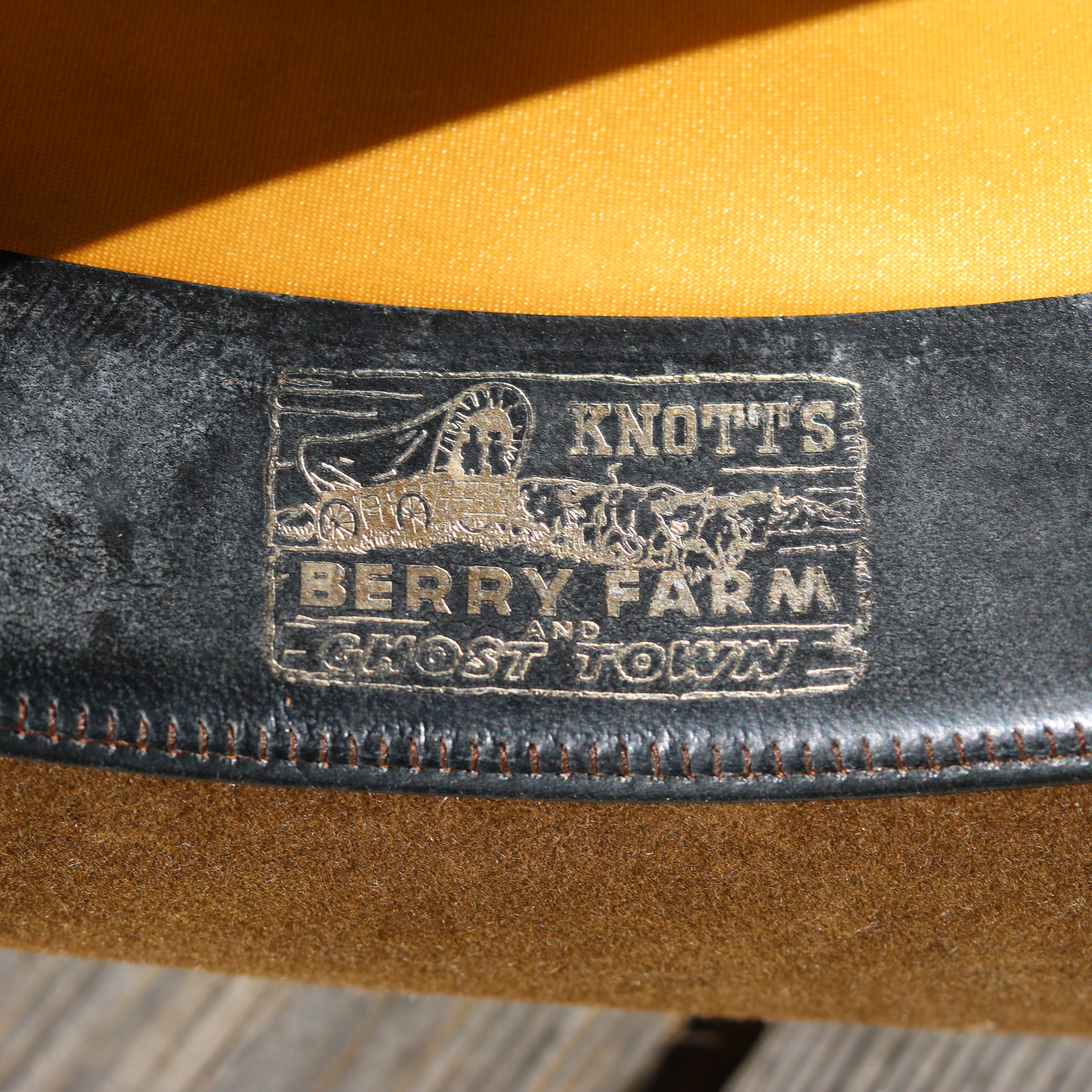 Vintage John B. Stetson Cowboy Hat – Brown Felt – Size 7 1/8 – Classic Western Hat