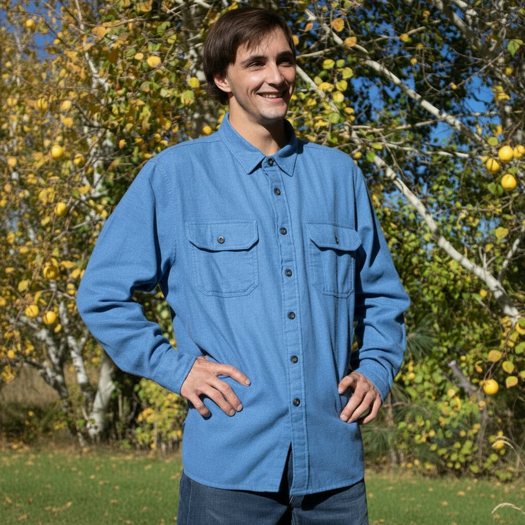 Pendleton Burnside Aegean Blue Button up Shirt