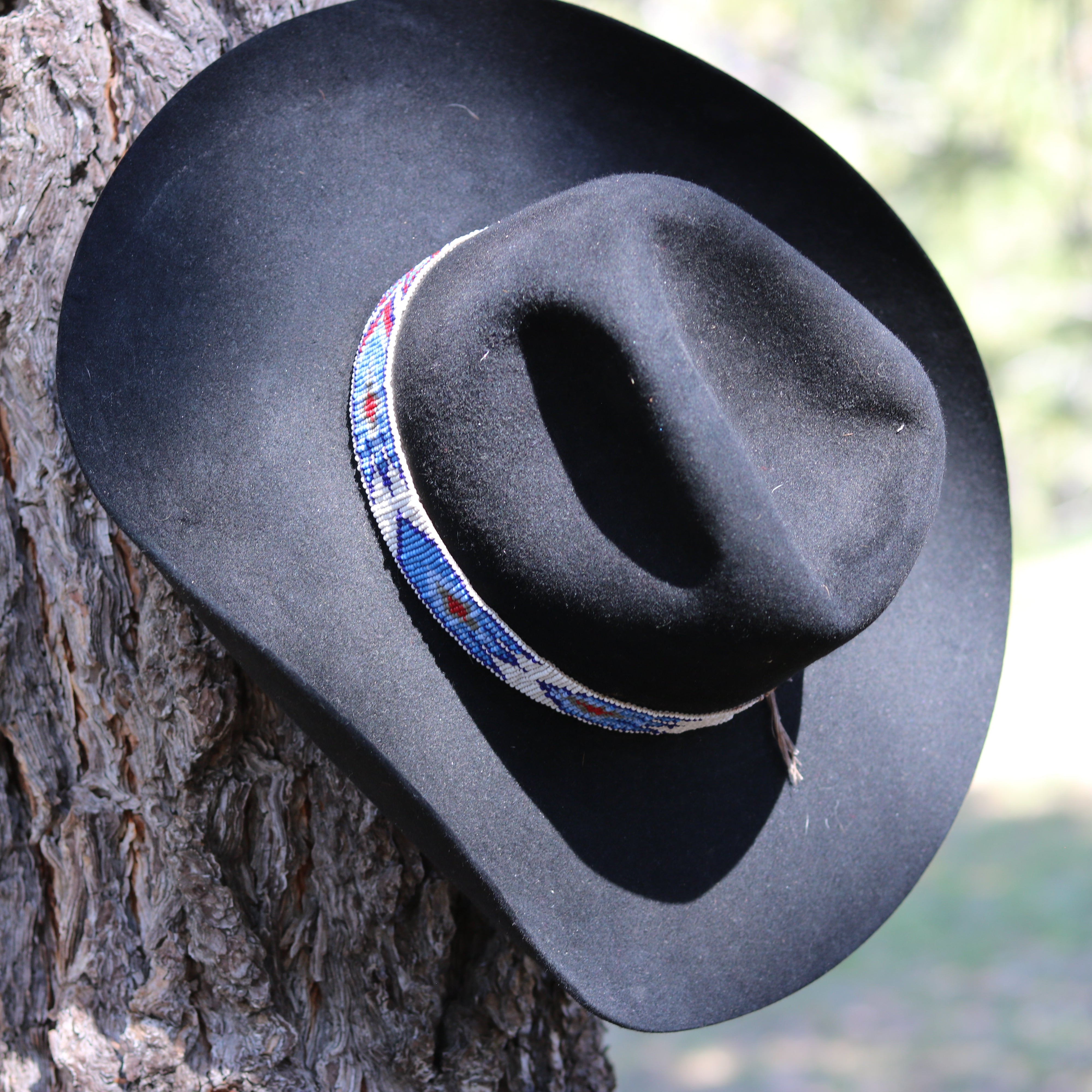 Black Resistol Felt Cowboy Hat