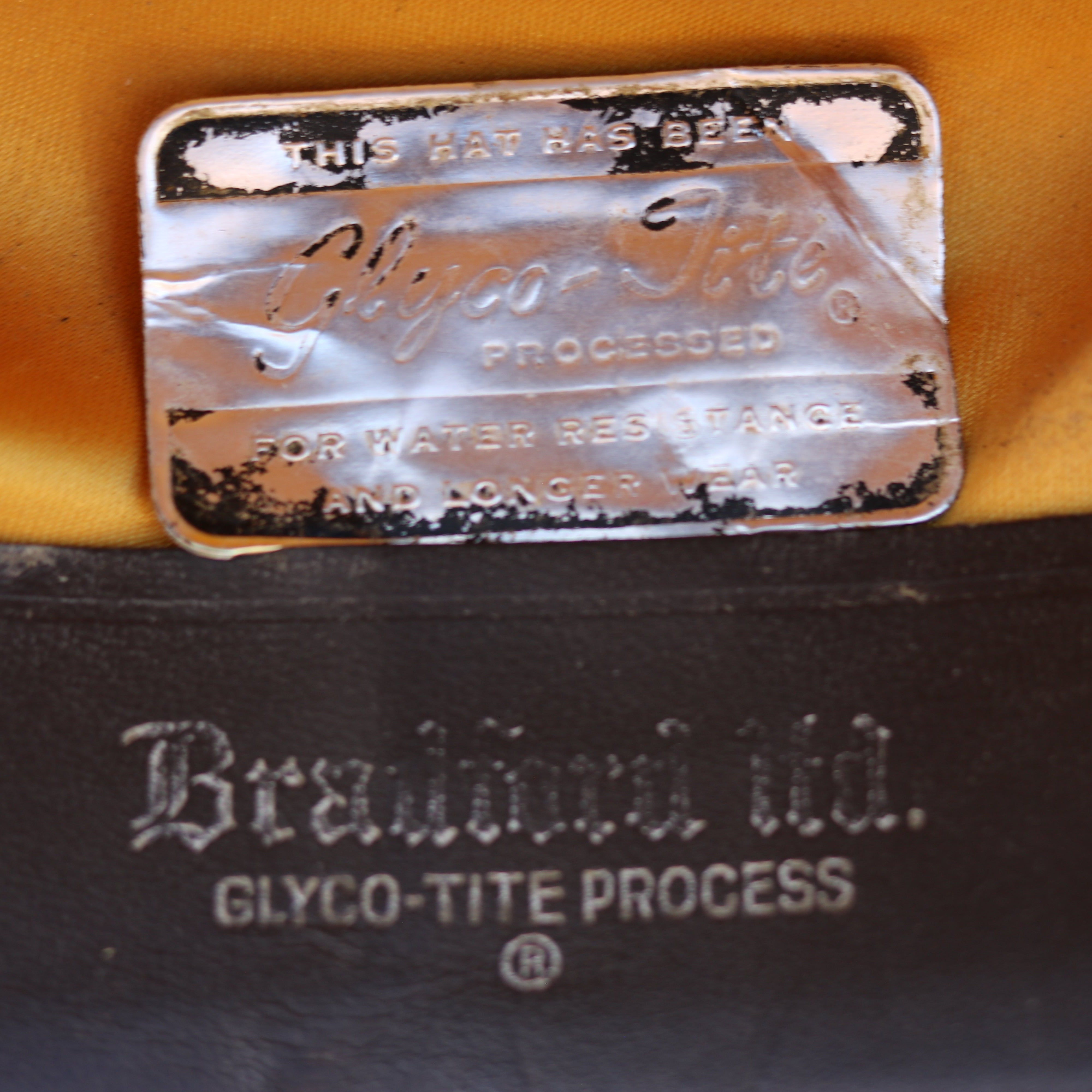 Bradford Glyco-Tite Process Fur Felt Cowboy Hat