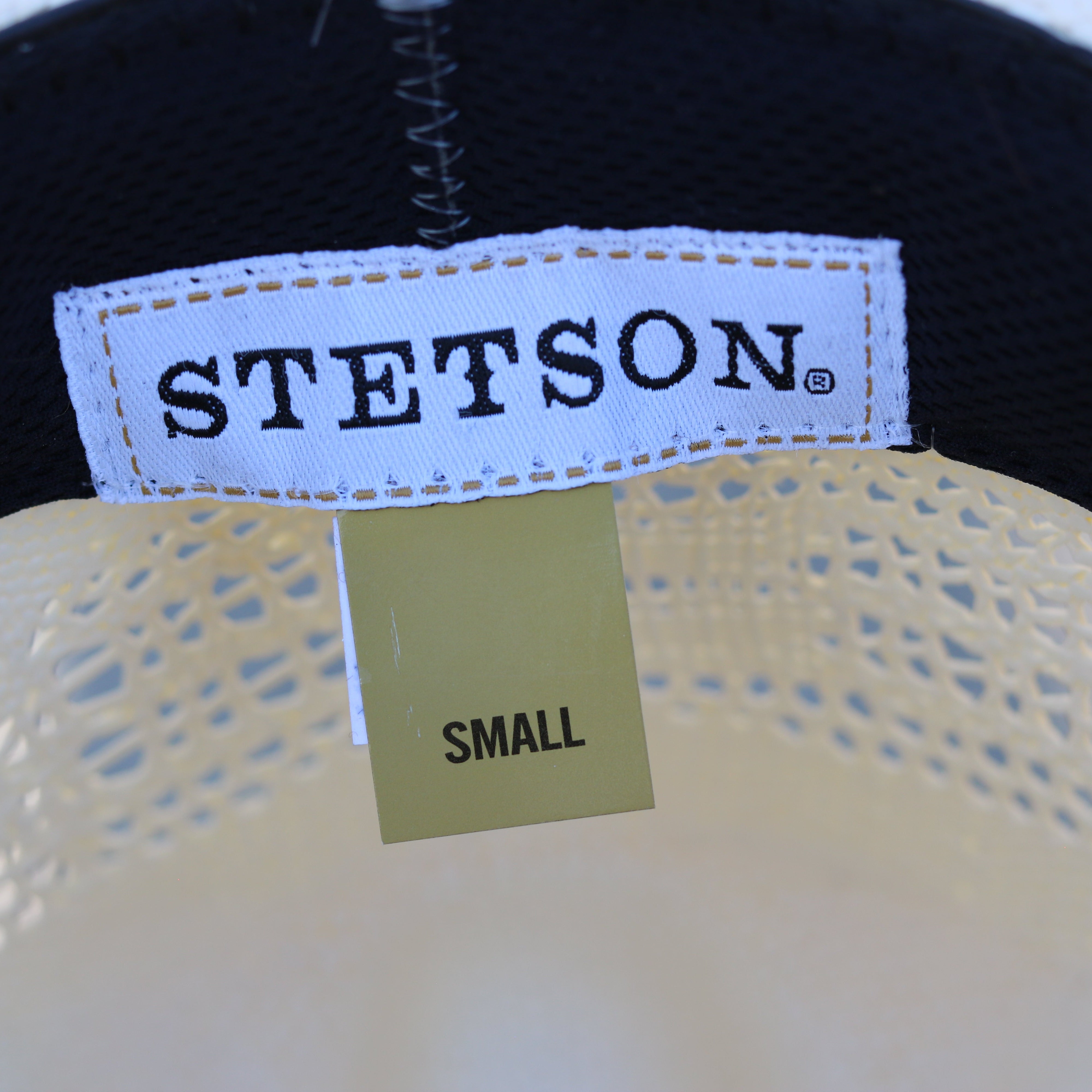 Vintage Stallion by Stetson White Straw Cowboy Hat – Size Small – Western Hat