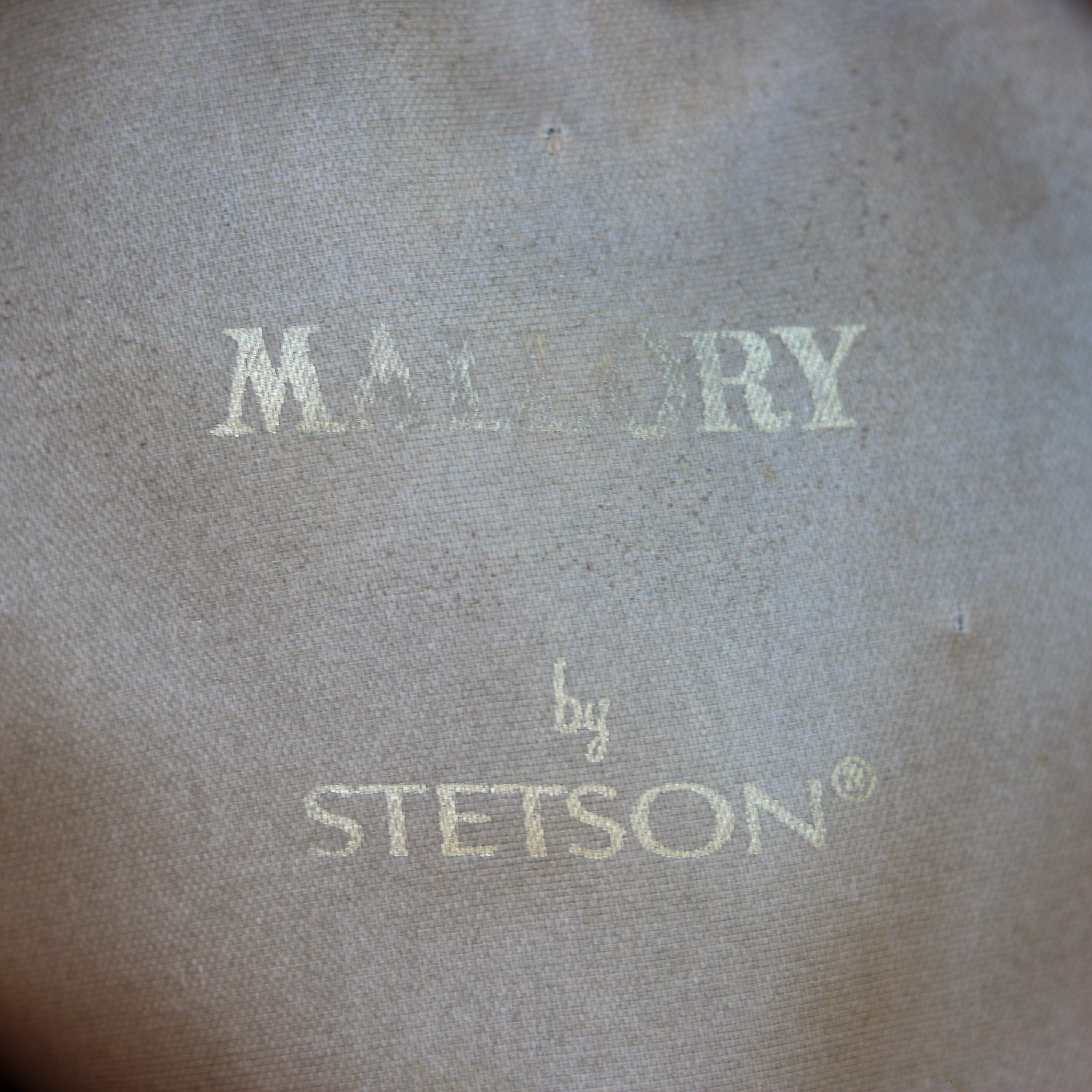 Vintage Mallory by Stetson Cowboy Hat – Tobacco Brown Wool – Size 6 3/4 – Western Hat