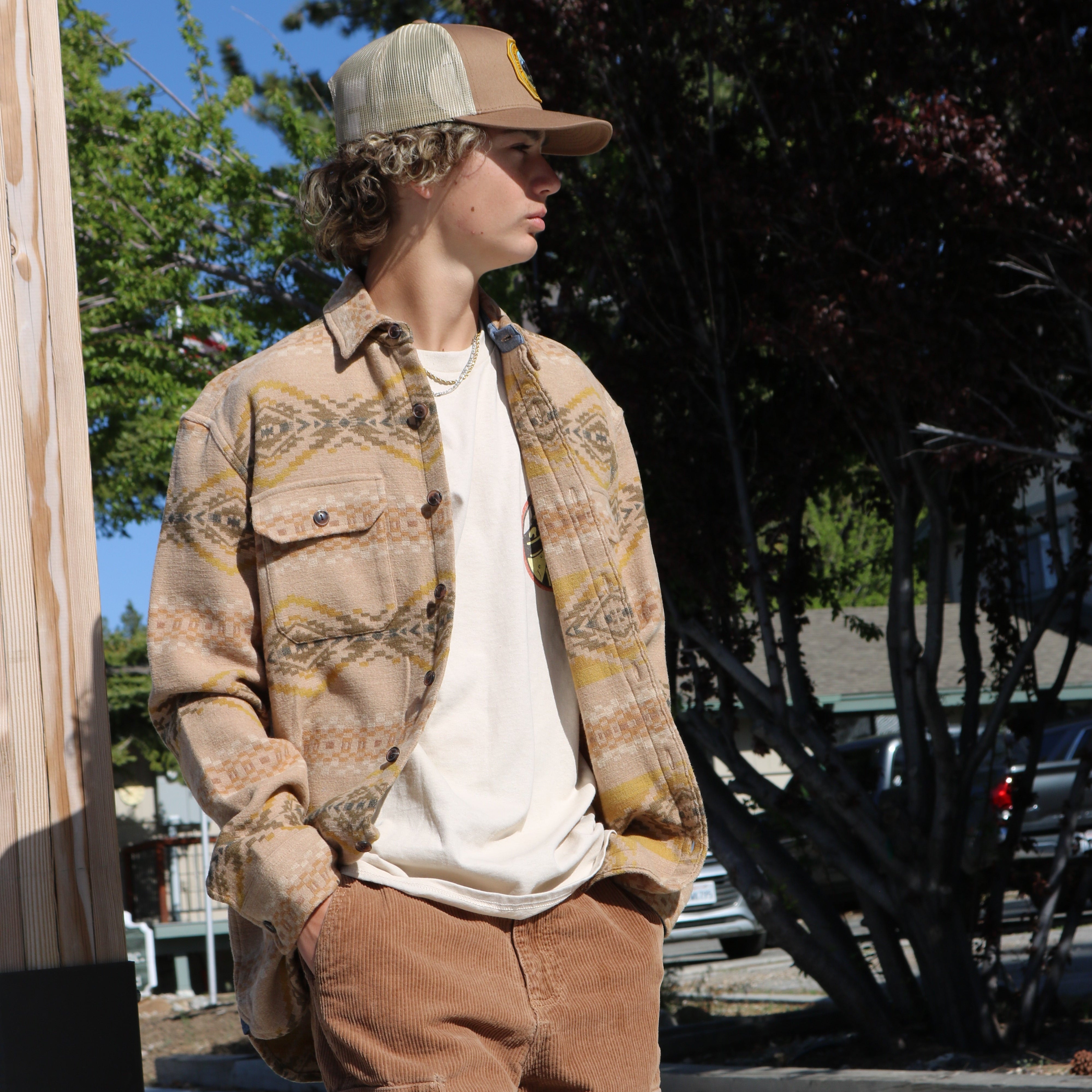 Pendleton Driftwood Shirt Carico Lake - Sand