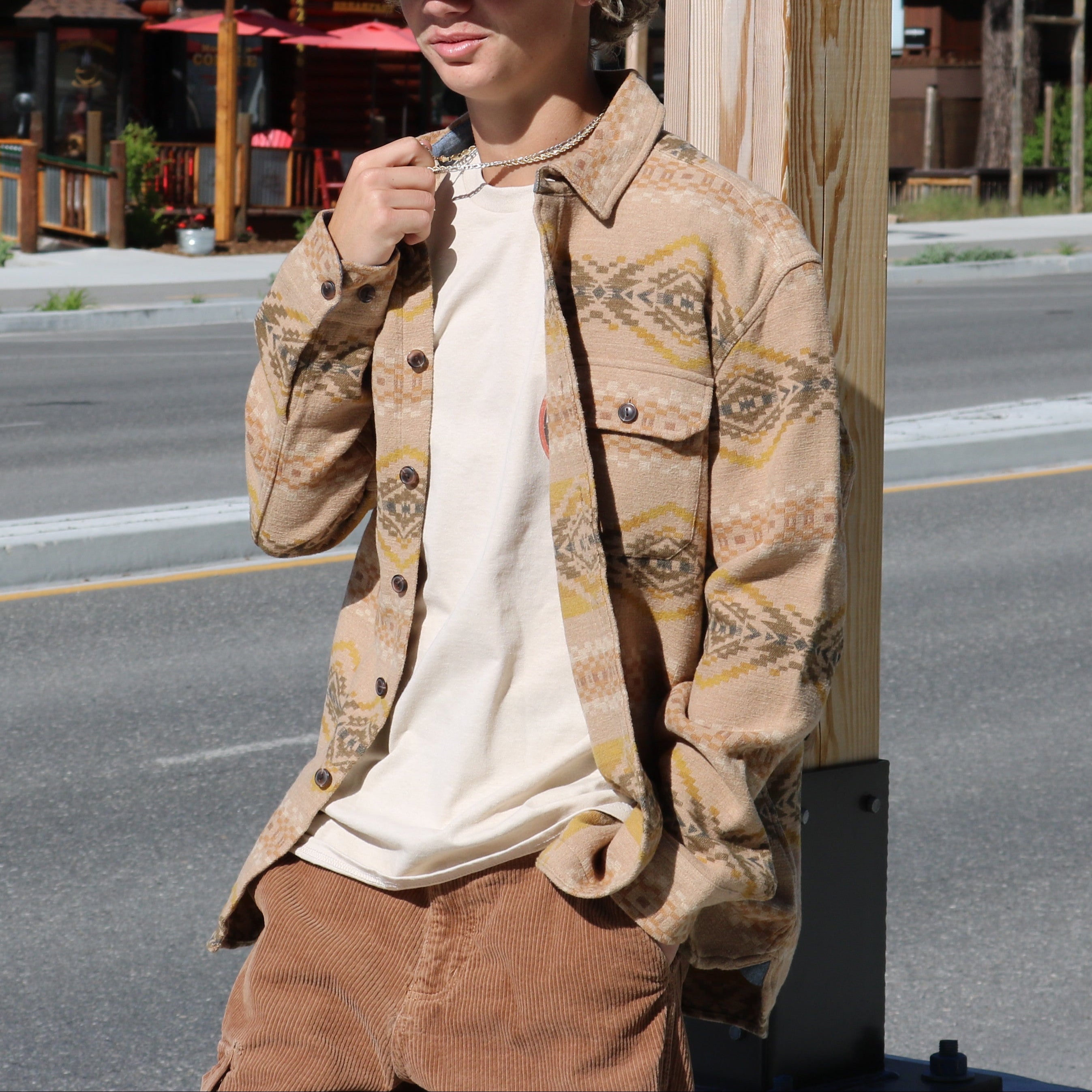 Pendleton Driftwood Shirt Carico Lake - Sand