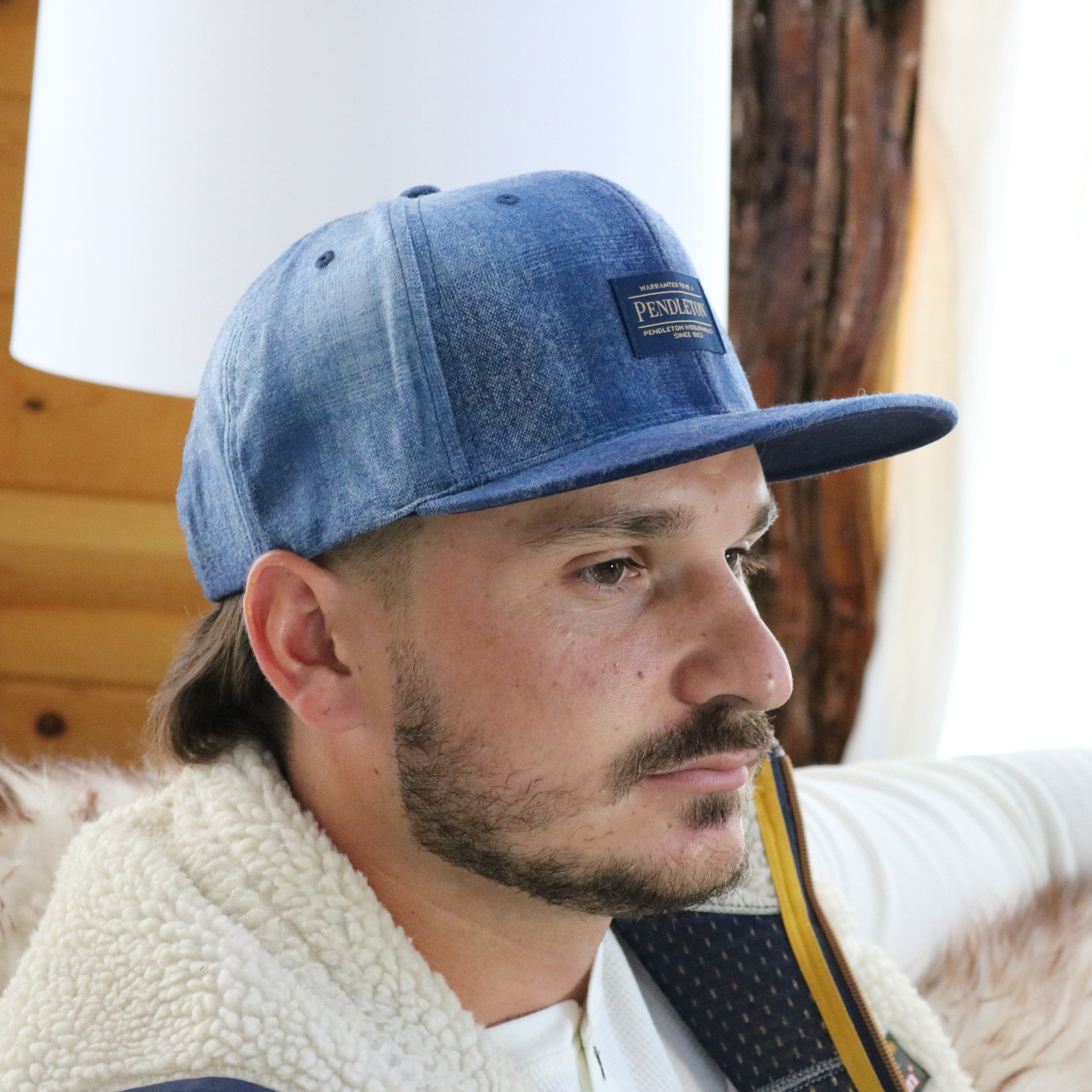 Pendleton Plaid Flat Brim Snap Back