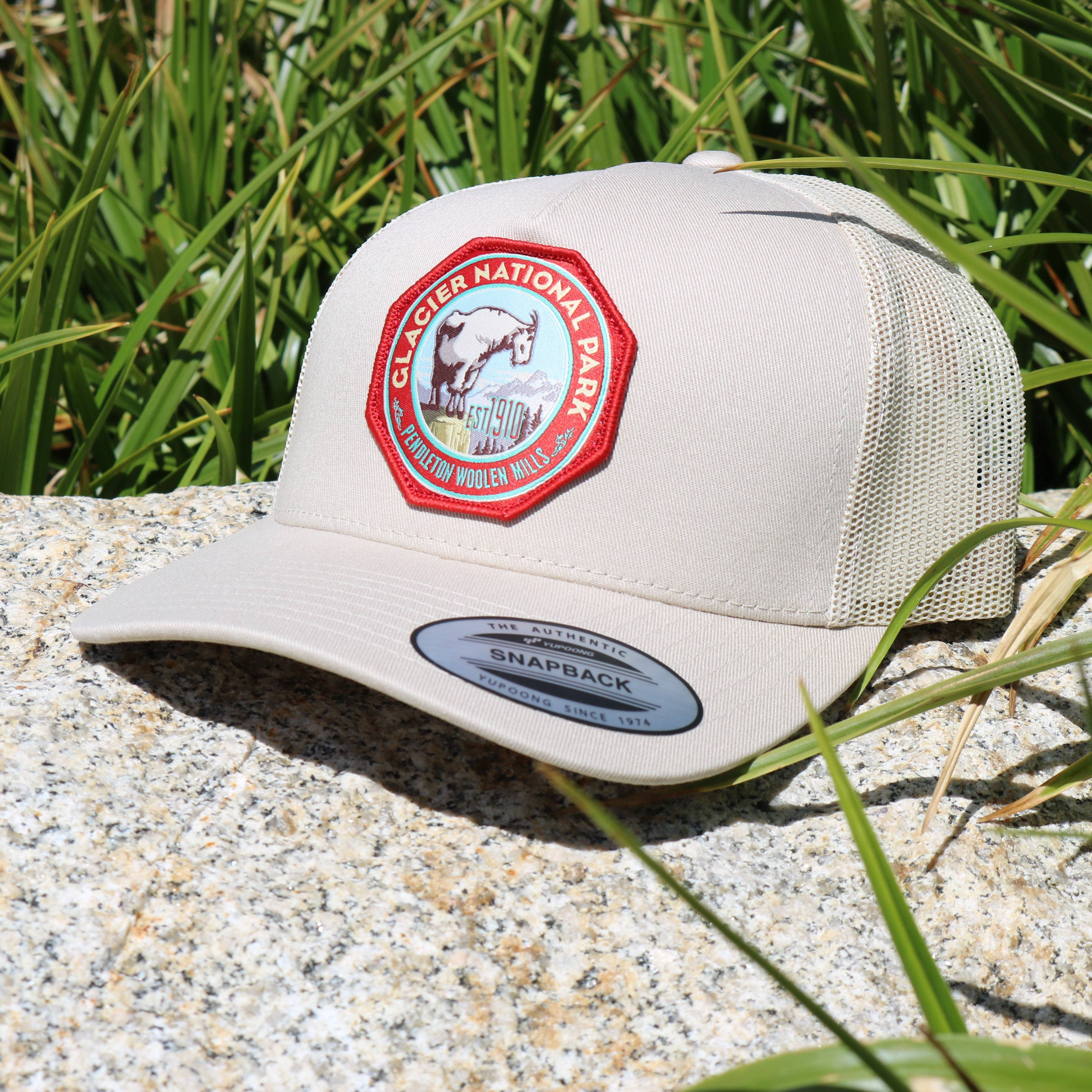 Pendleton Glacier National Park Natural Colored Baseball Cap