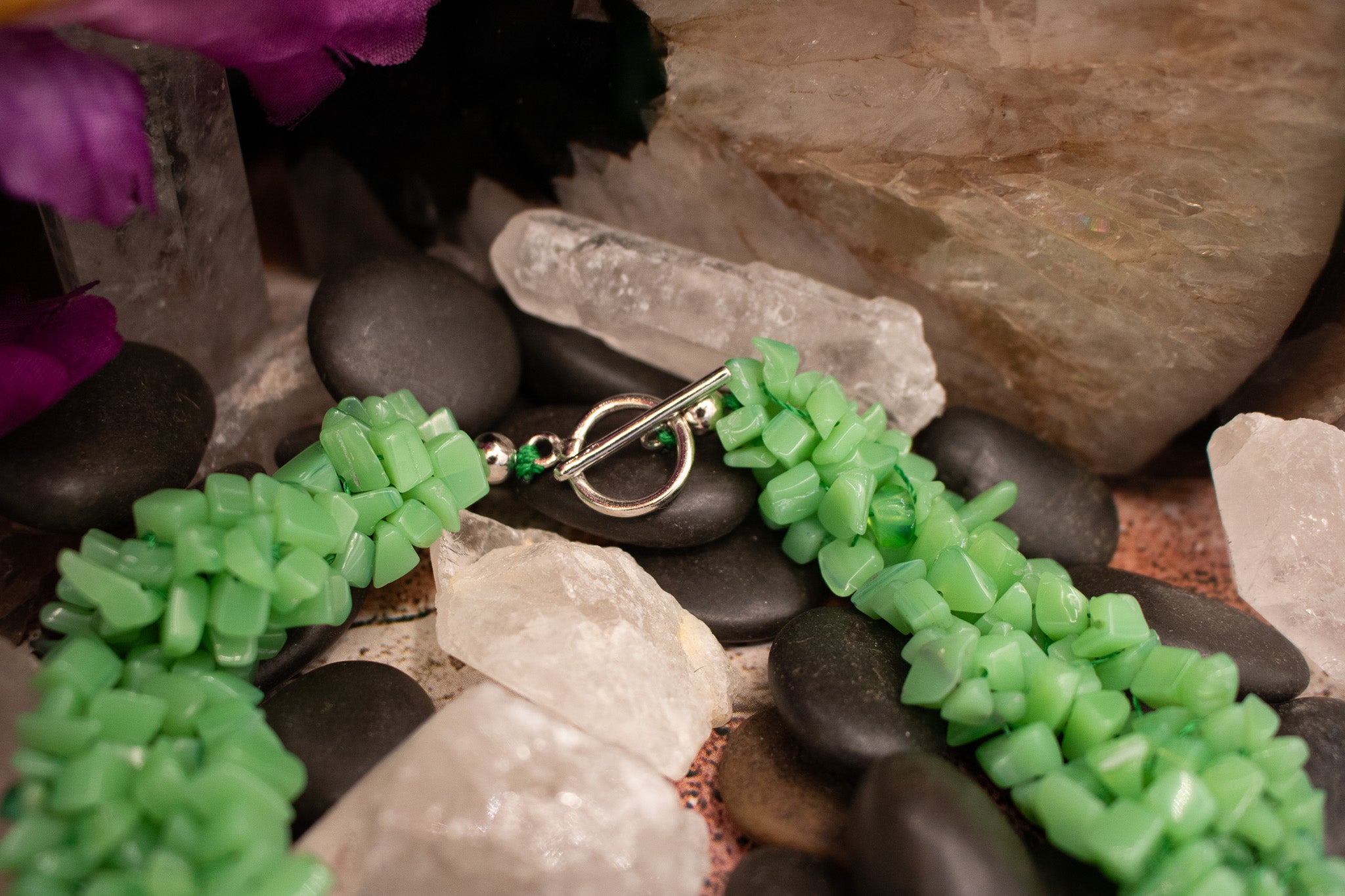 Healing Crystal Green Aventurine Choker Style Necklace