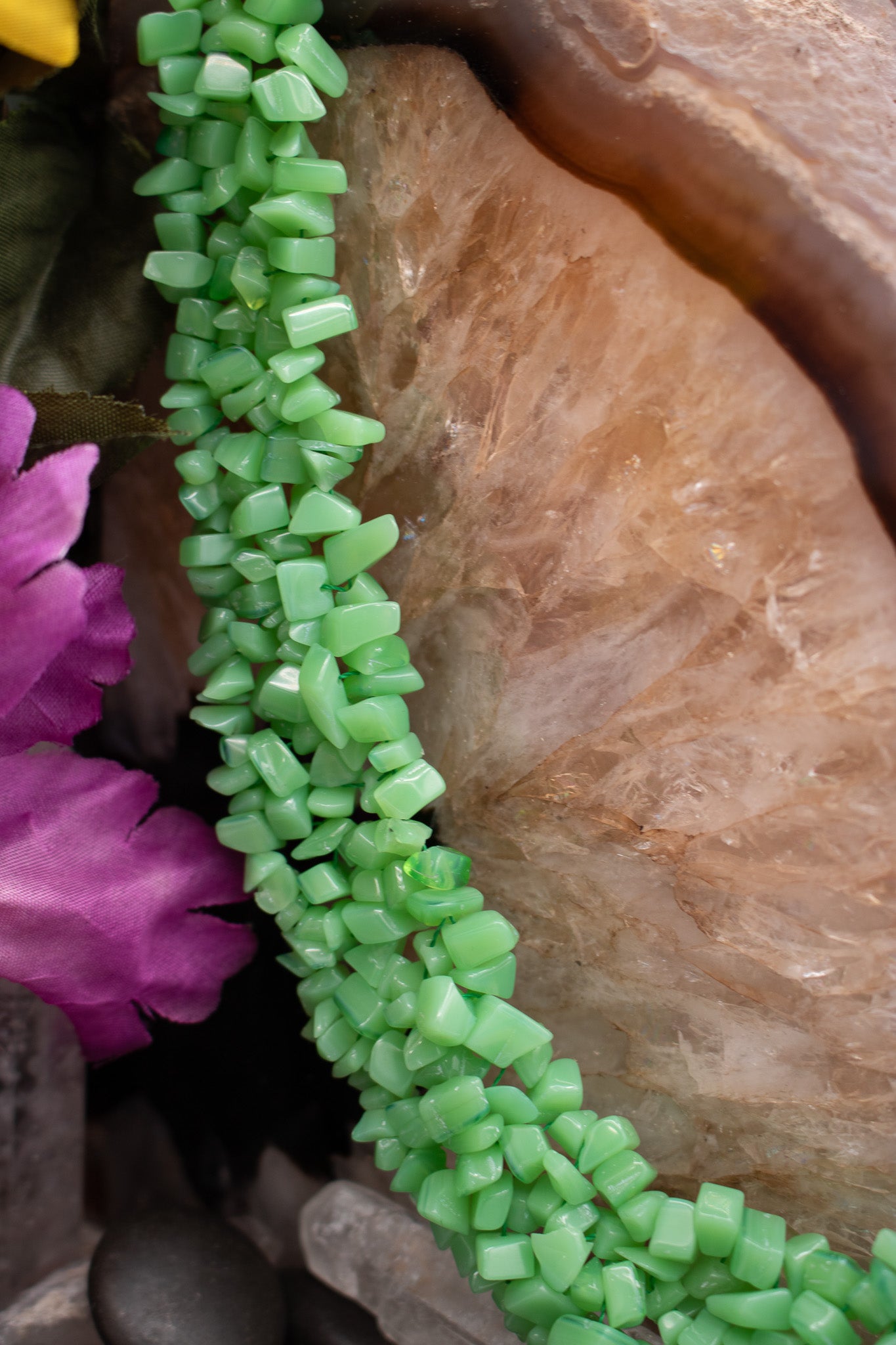 Healing Crystal Green Aventurine Choker Style Necklace