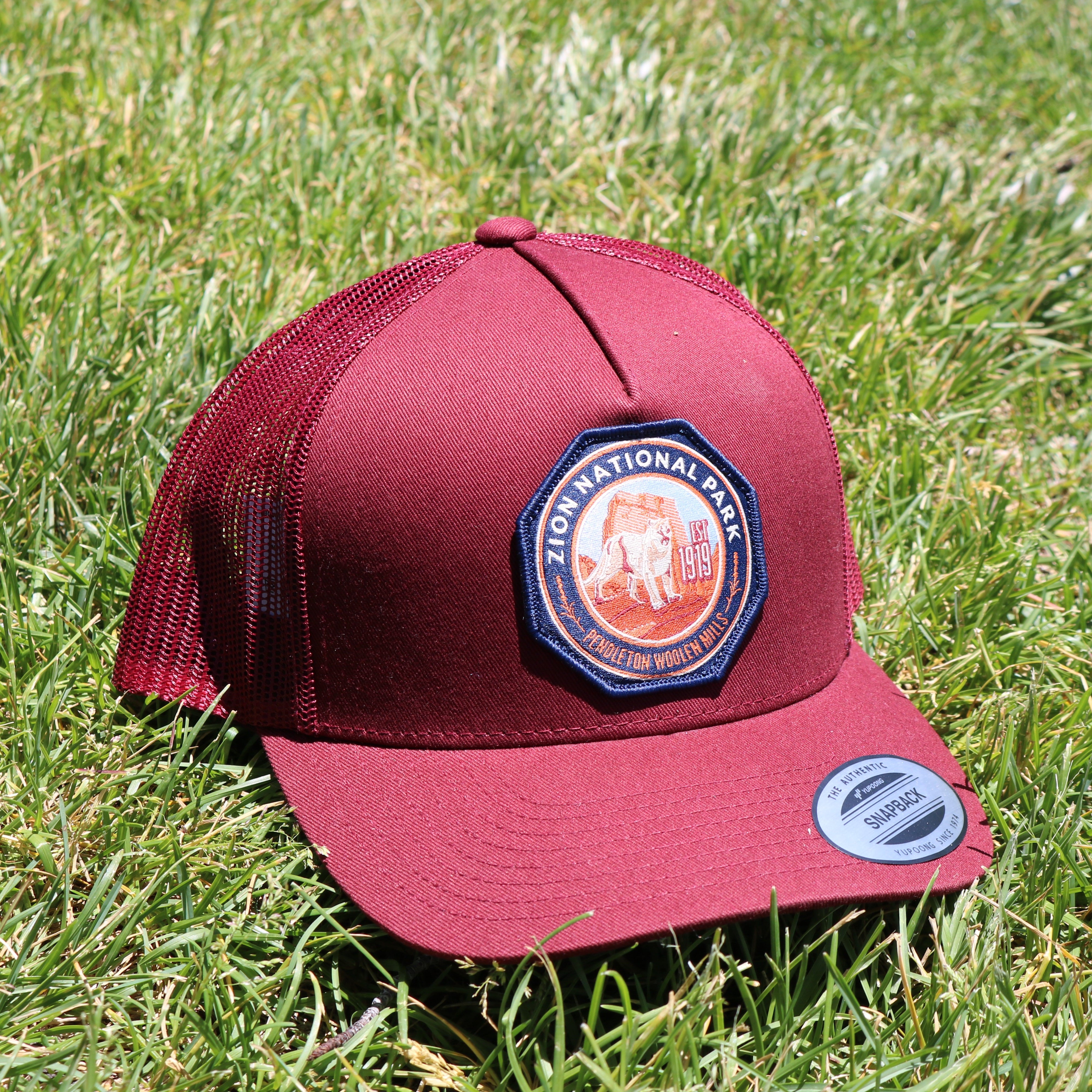 Pendleton Zion National Park Maroon Baseball Cap