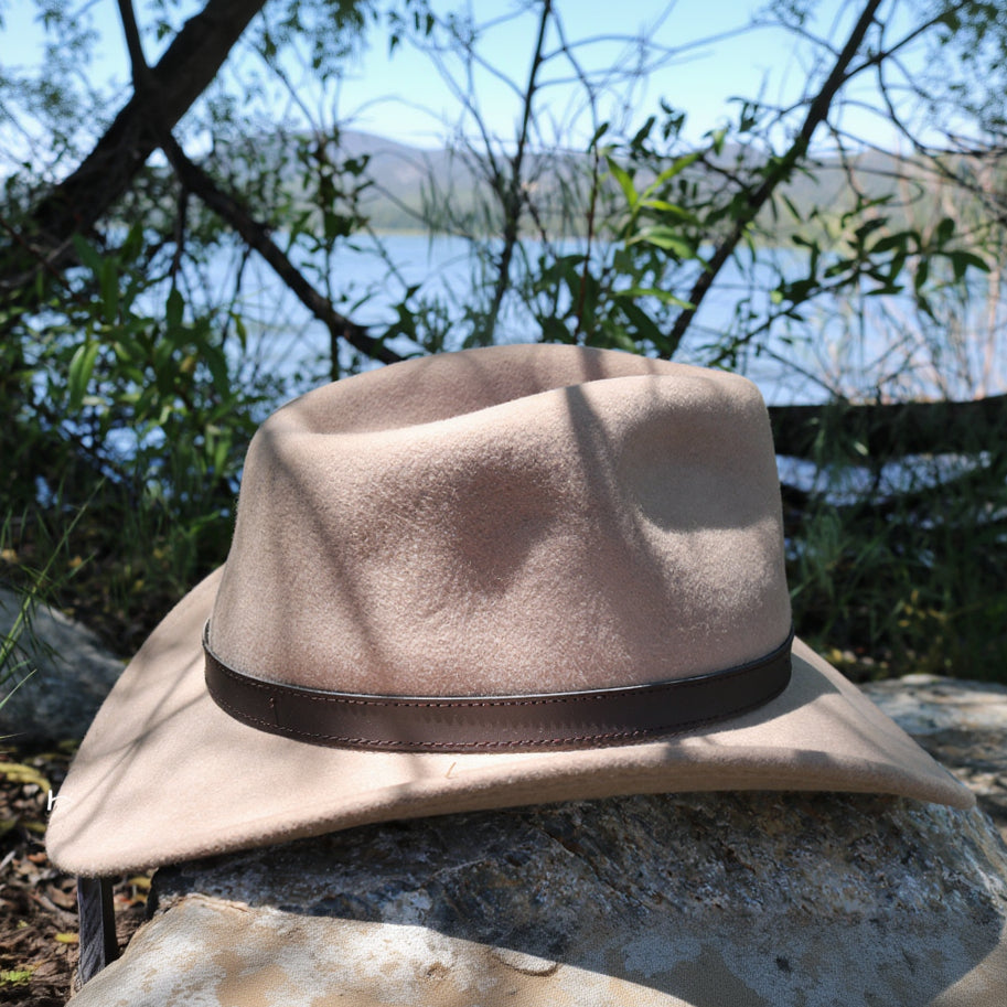 Pendleton Tan Wool Outback Cowboy Hat
