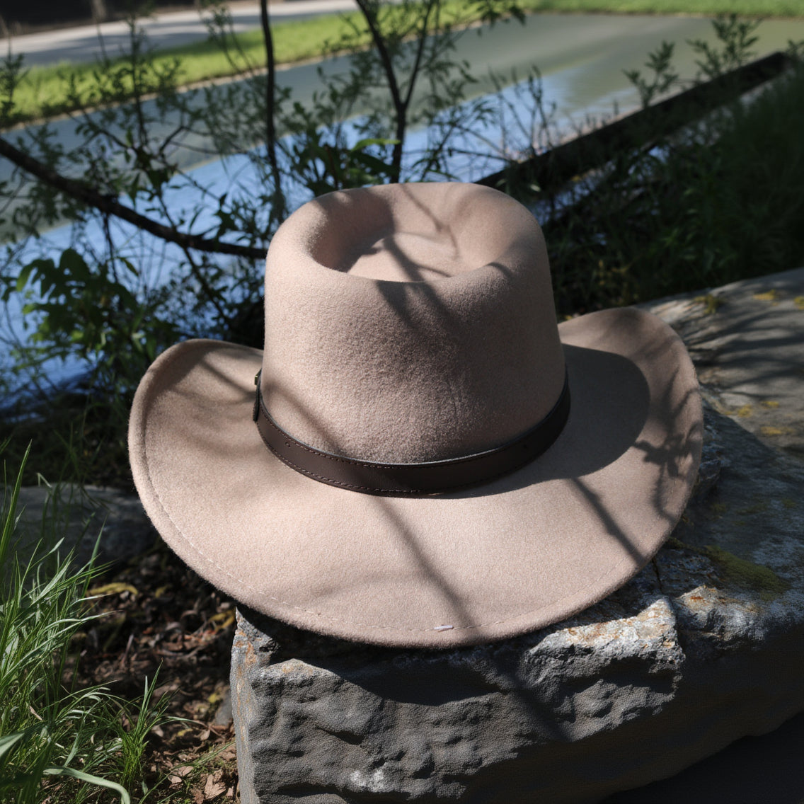 Pendleton Tan Wool Outback Cowboy Hat