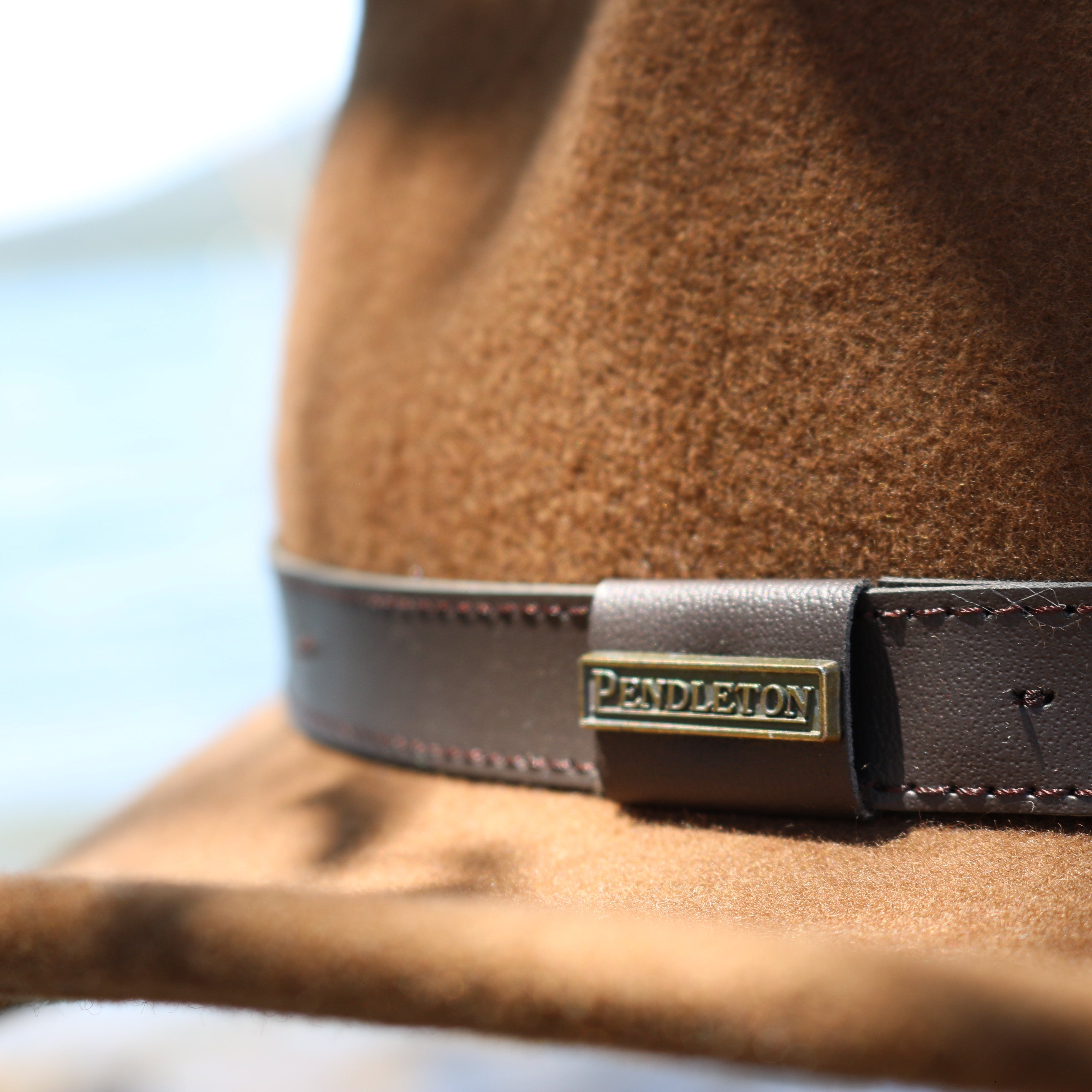 Pendleton Brown Wool Outback Cowboy Hat