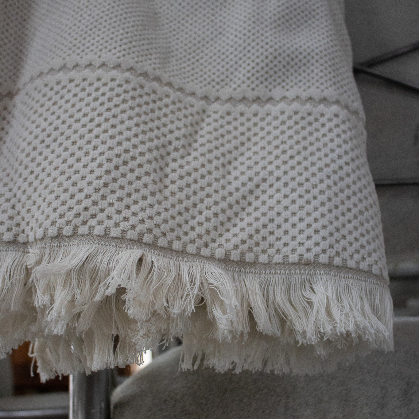 Mundu Beige Bath Towel Set