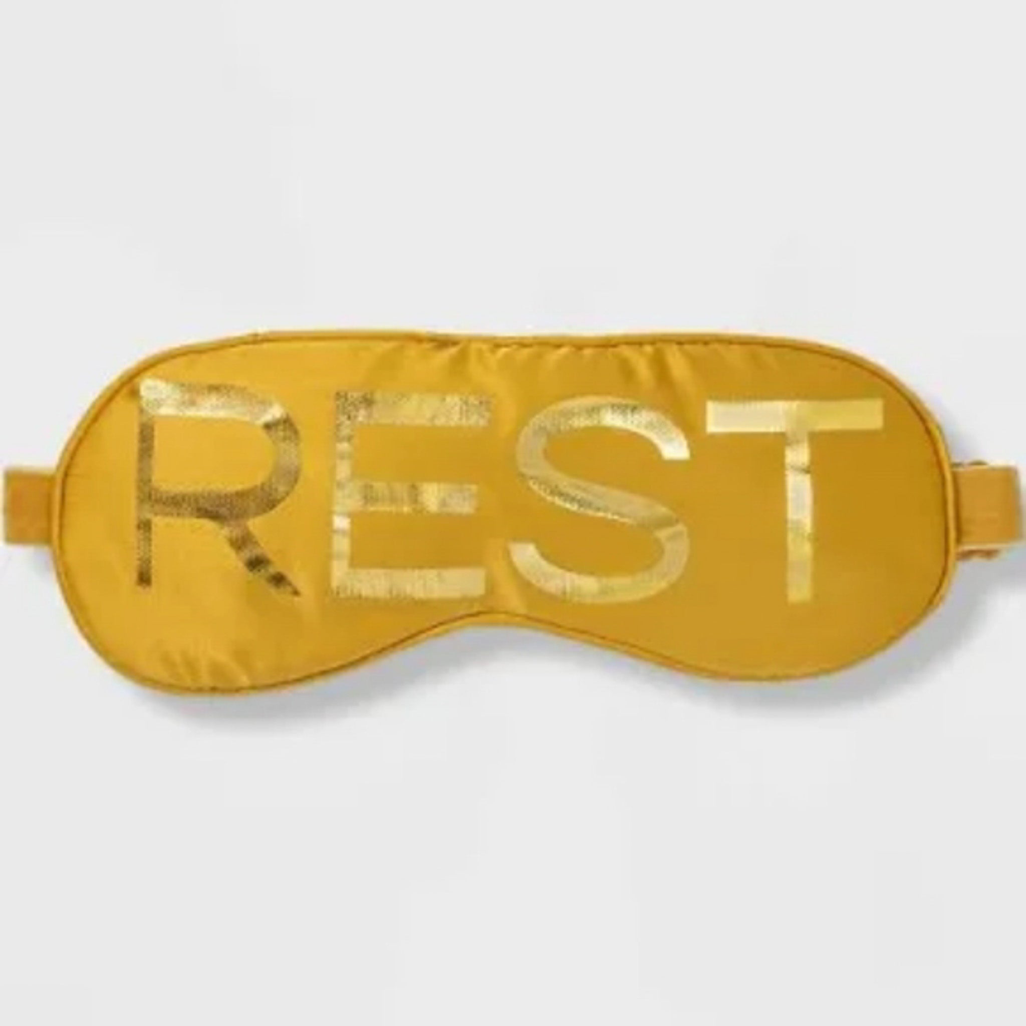 Opal House Yellow "REST" Adjustable Eye Mask