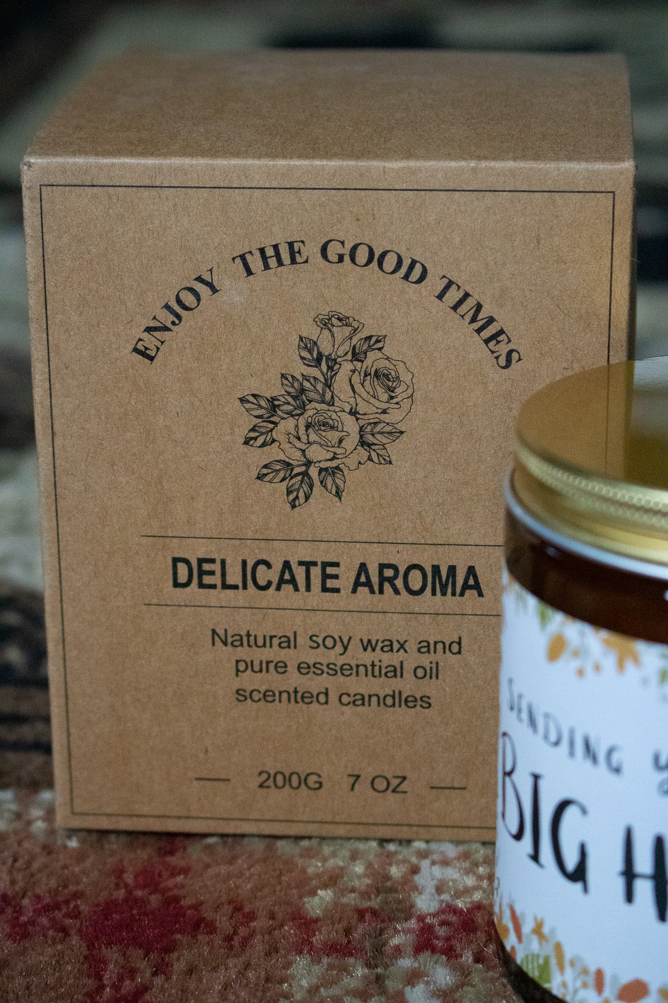 Enjoy the Good Times "Sending You a Big Hug" Lavender Candle