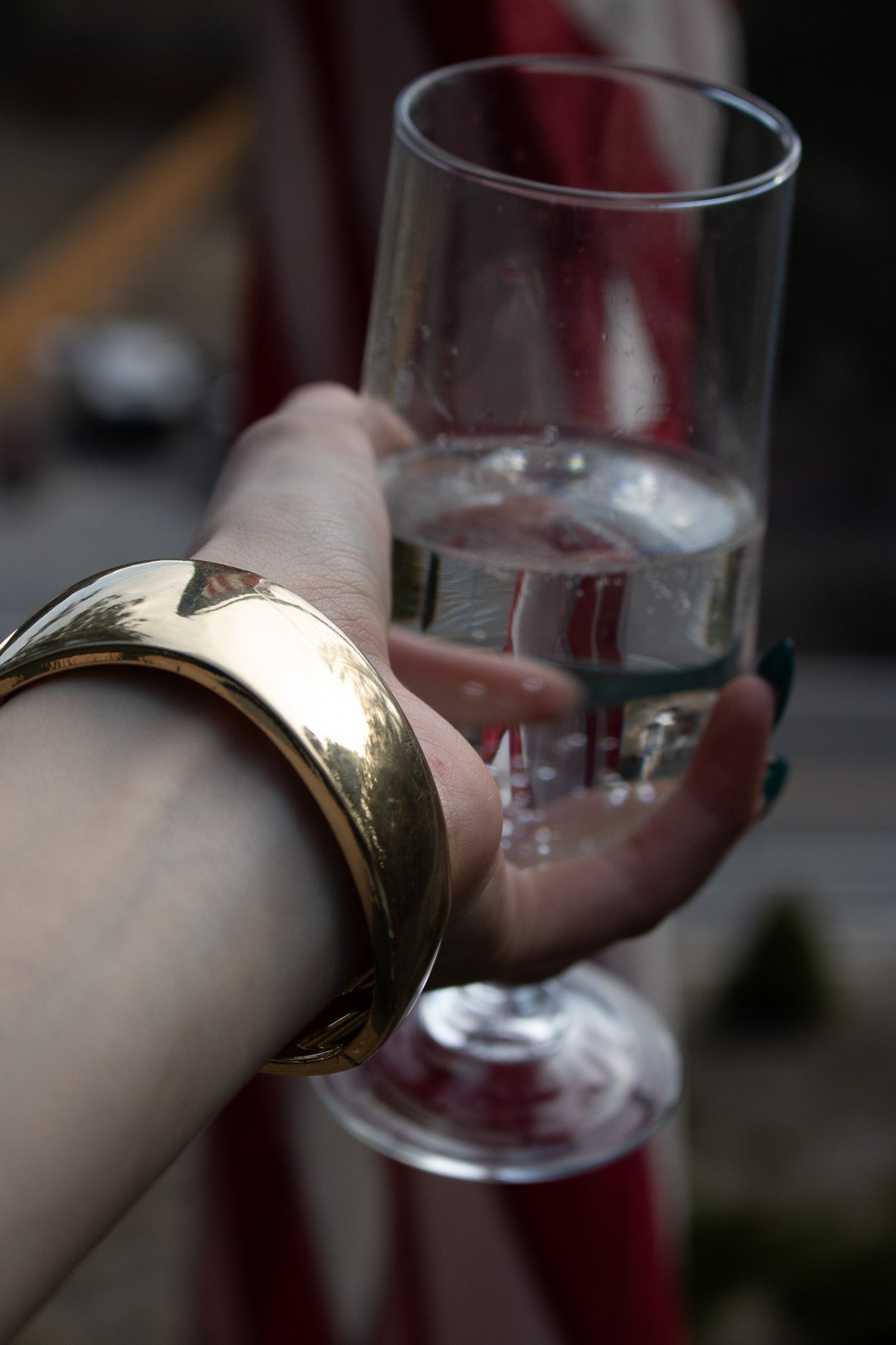 Gold-Toned Bangle Bracelet