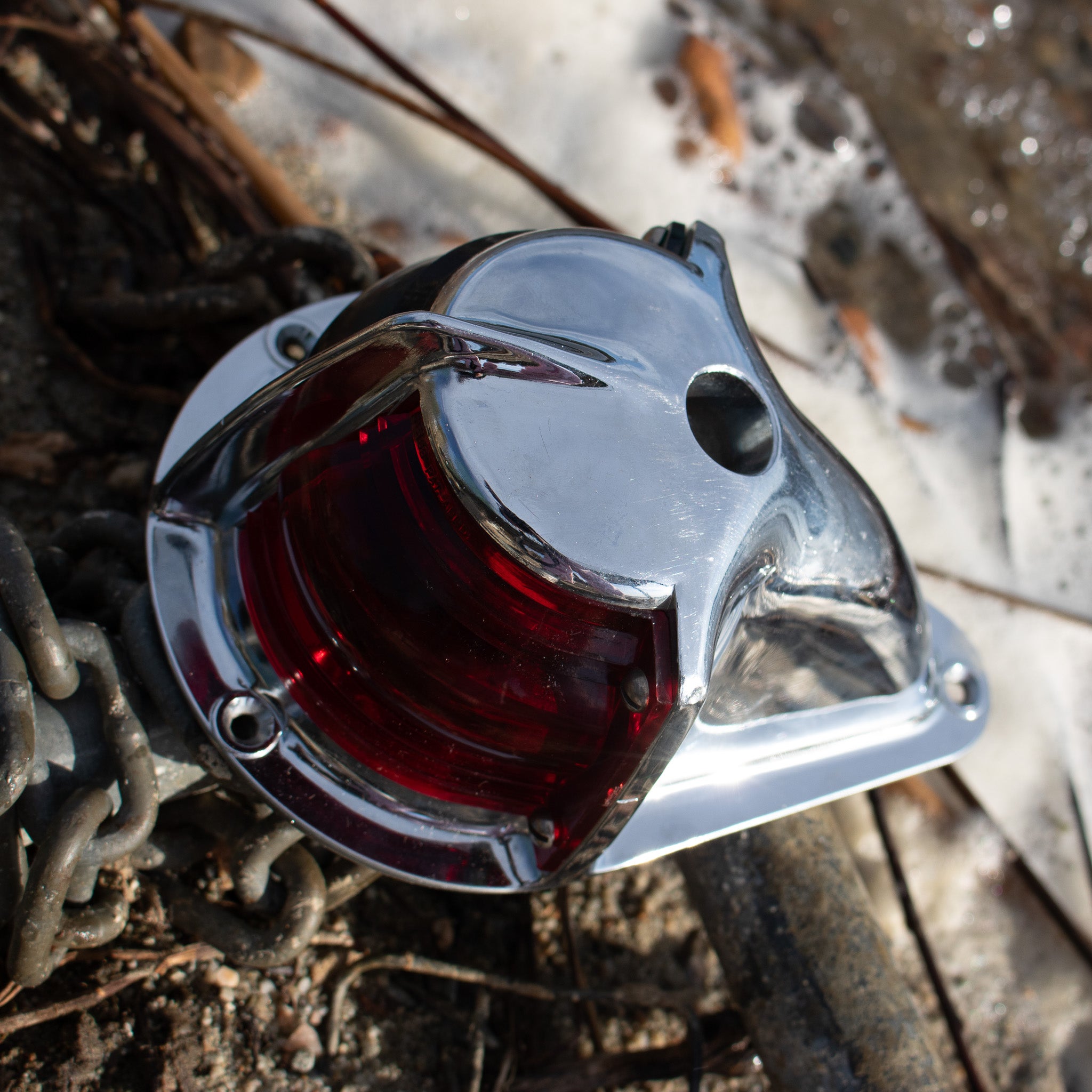 Chrome-plated Marine Boat Navigation Light Cover