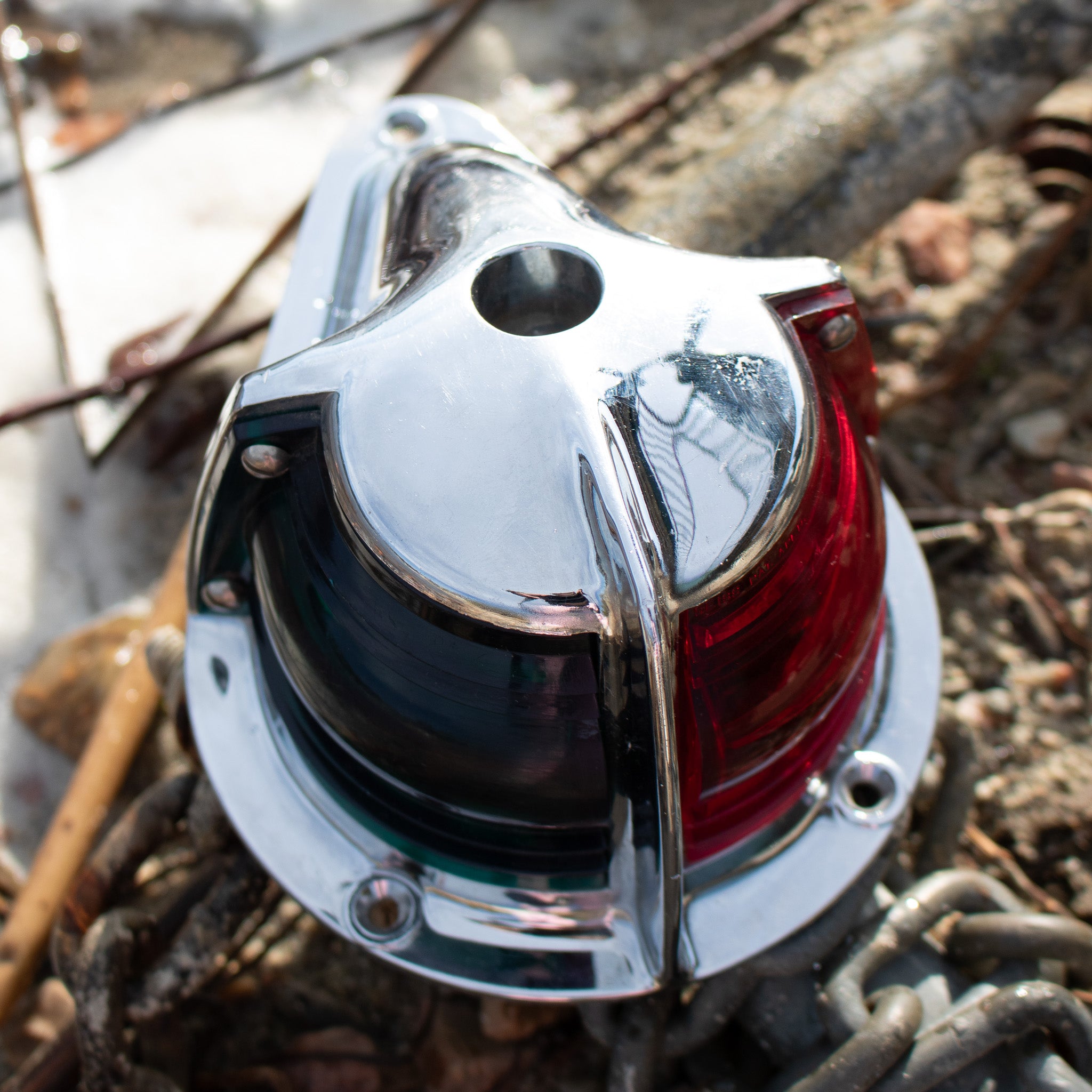 Chrome-plated Marine Boat Navigation Light Cover