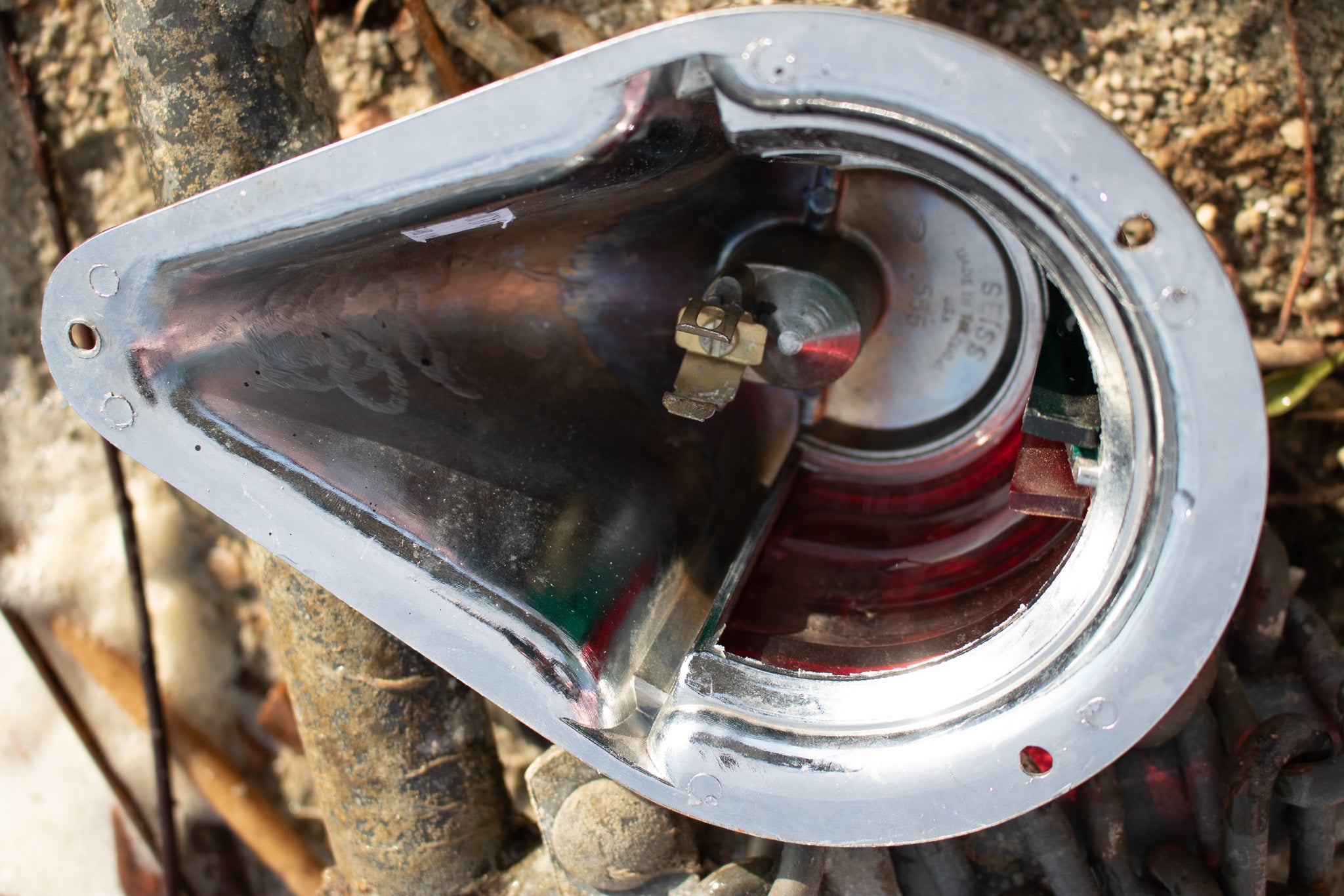 Chrome-plated Marine Boat Navigation Light Cover