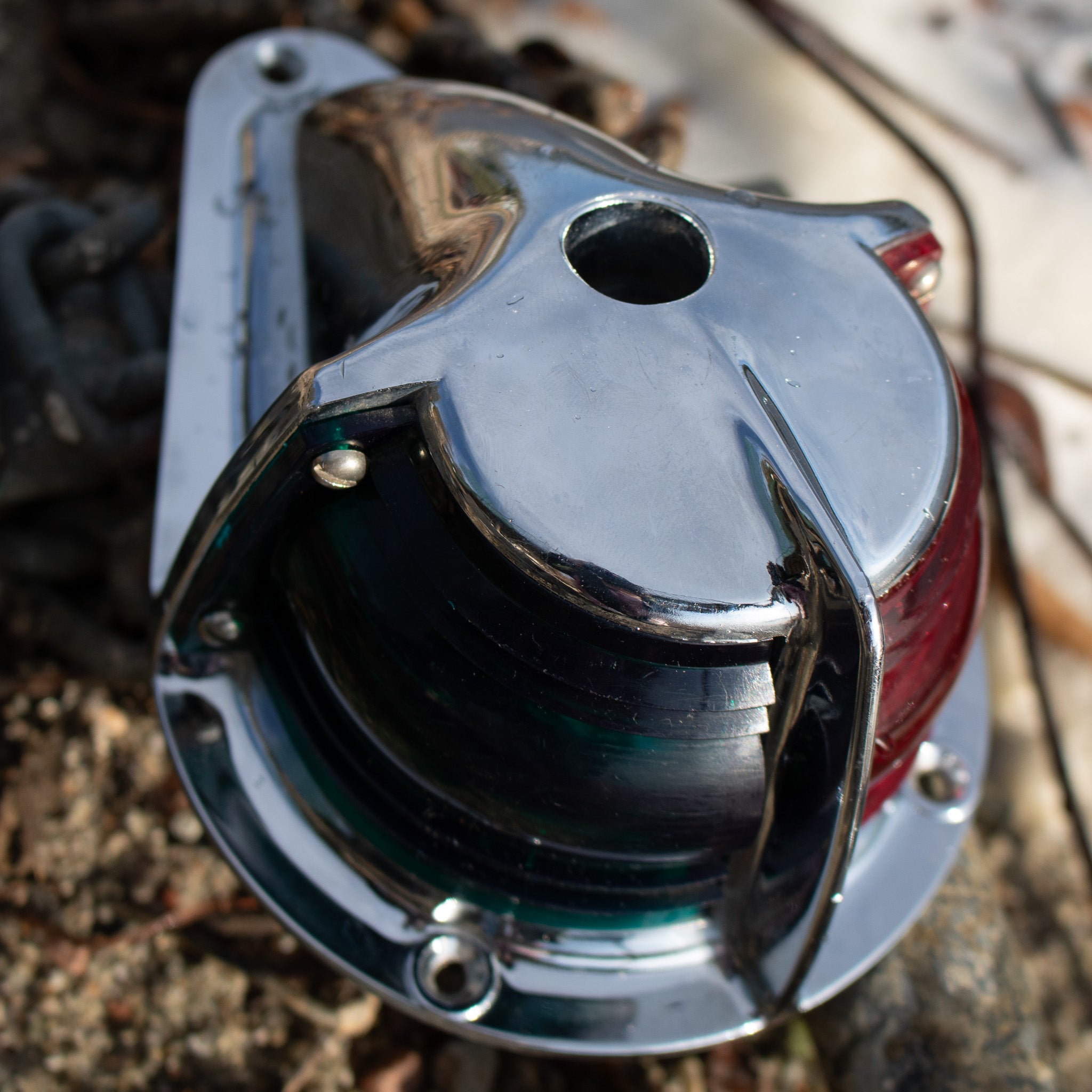Chrome-plated Marine Boat Navigation Light Cover