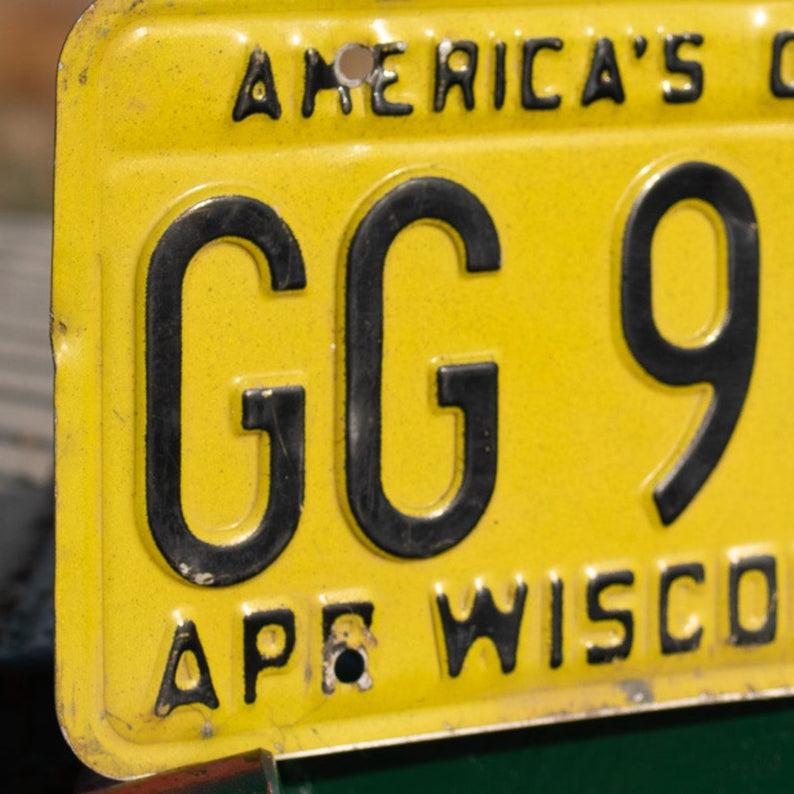 America's Dairyland APR Wisconsin License Plate
