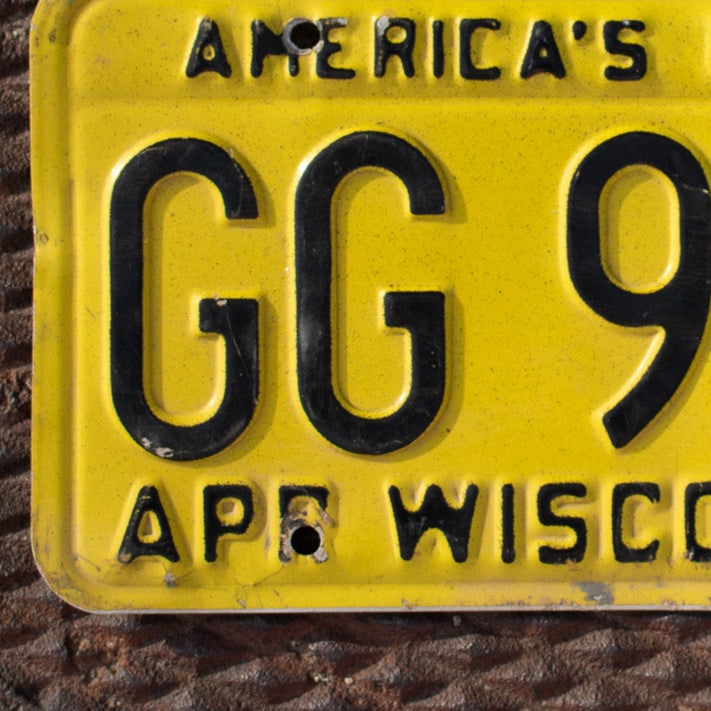 America's Dairyland APR Wisconsin License Plate