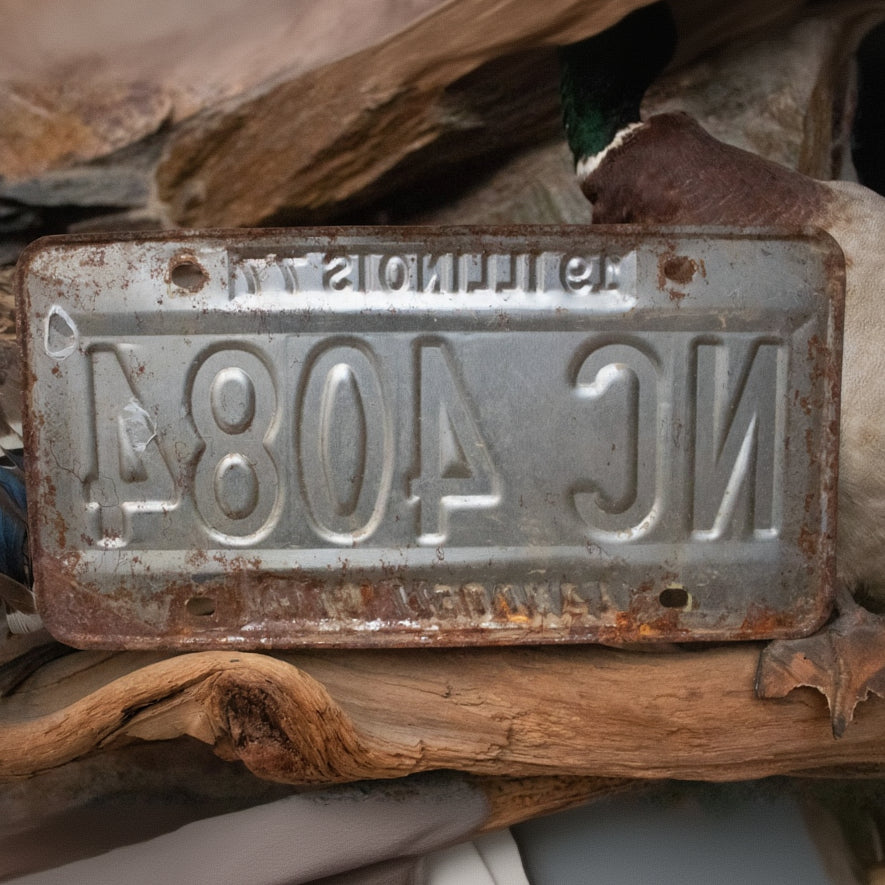 1977 Illinois Land of Lincoln License Plate