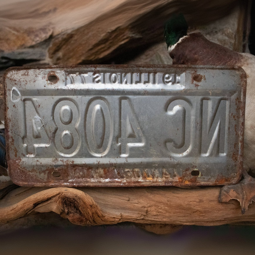 1977 Illinois Land of Lincoln License Plate