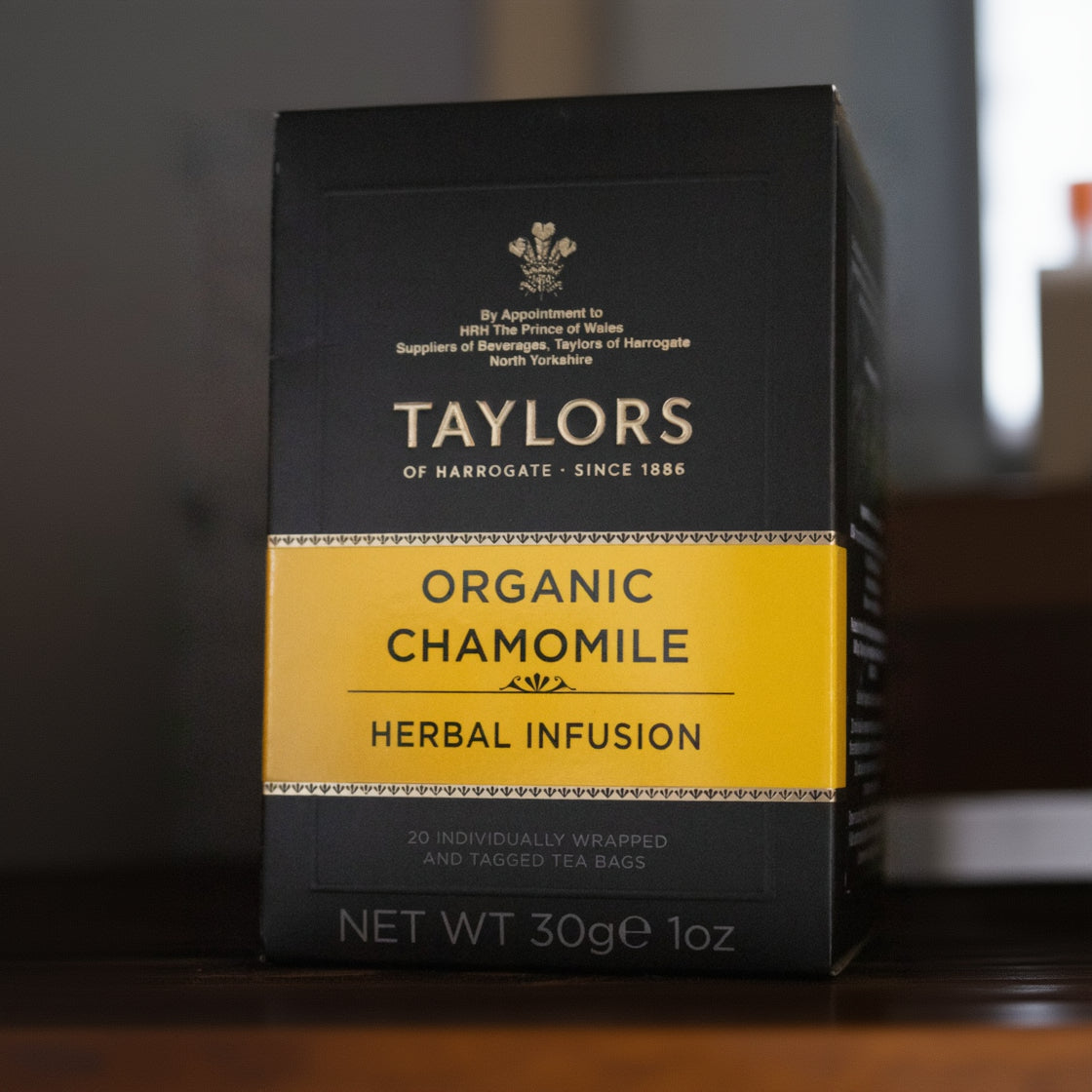 Taylors of Harrogate Black Tea 20 Individually Tagged and Wrapped Bags