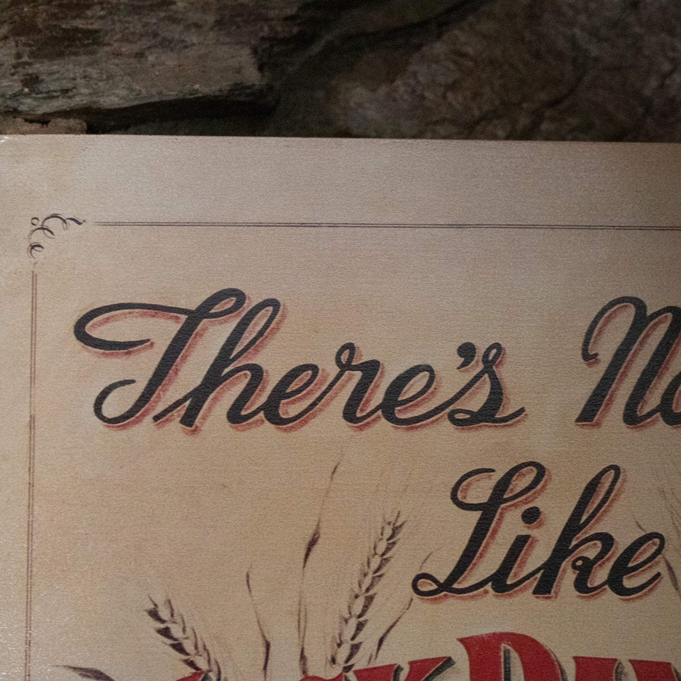 "There's Nothing Like Jack Daniels" Old Time Tennessee Tin Sign