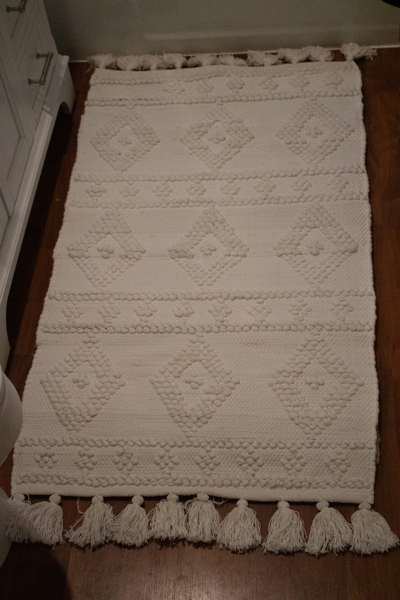 Nautica Home Handwoven White Area Rug