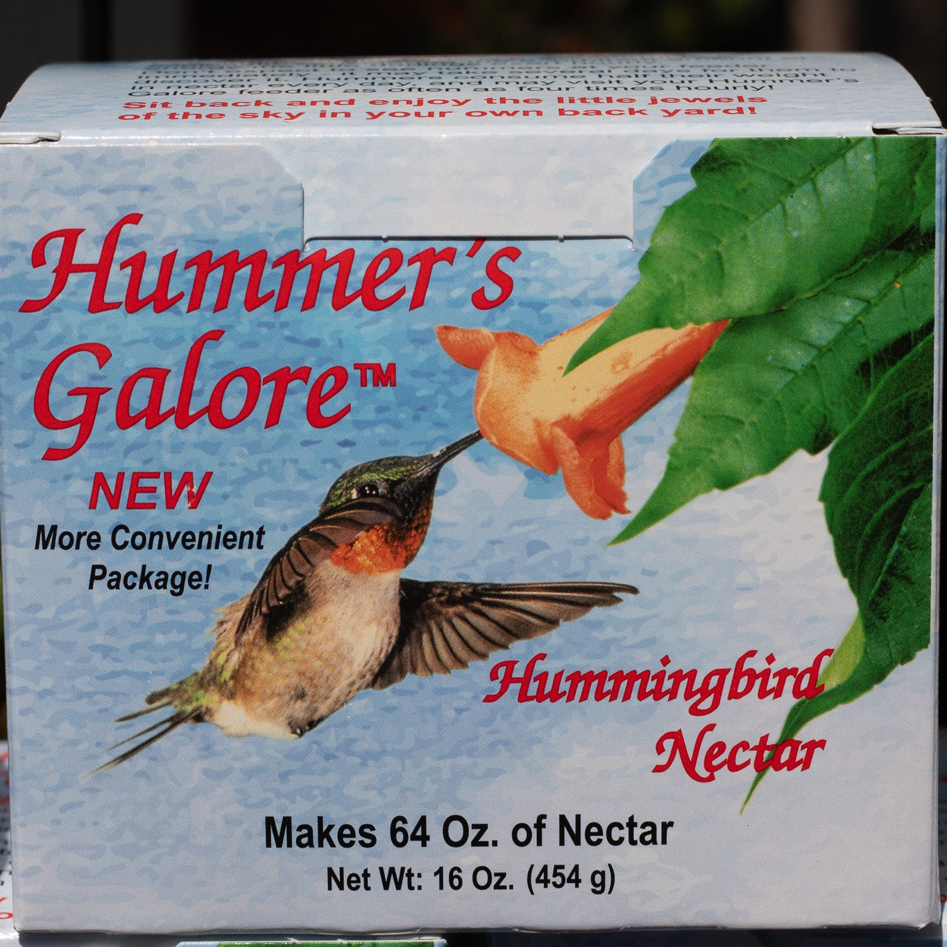 Hummer's Galore Hummingbird Nectar