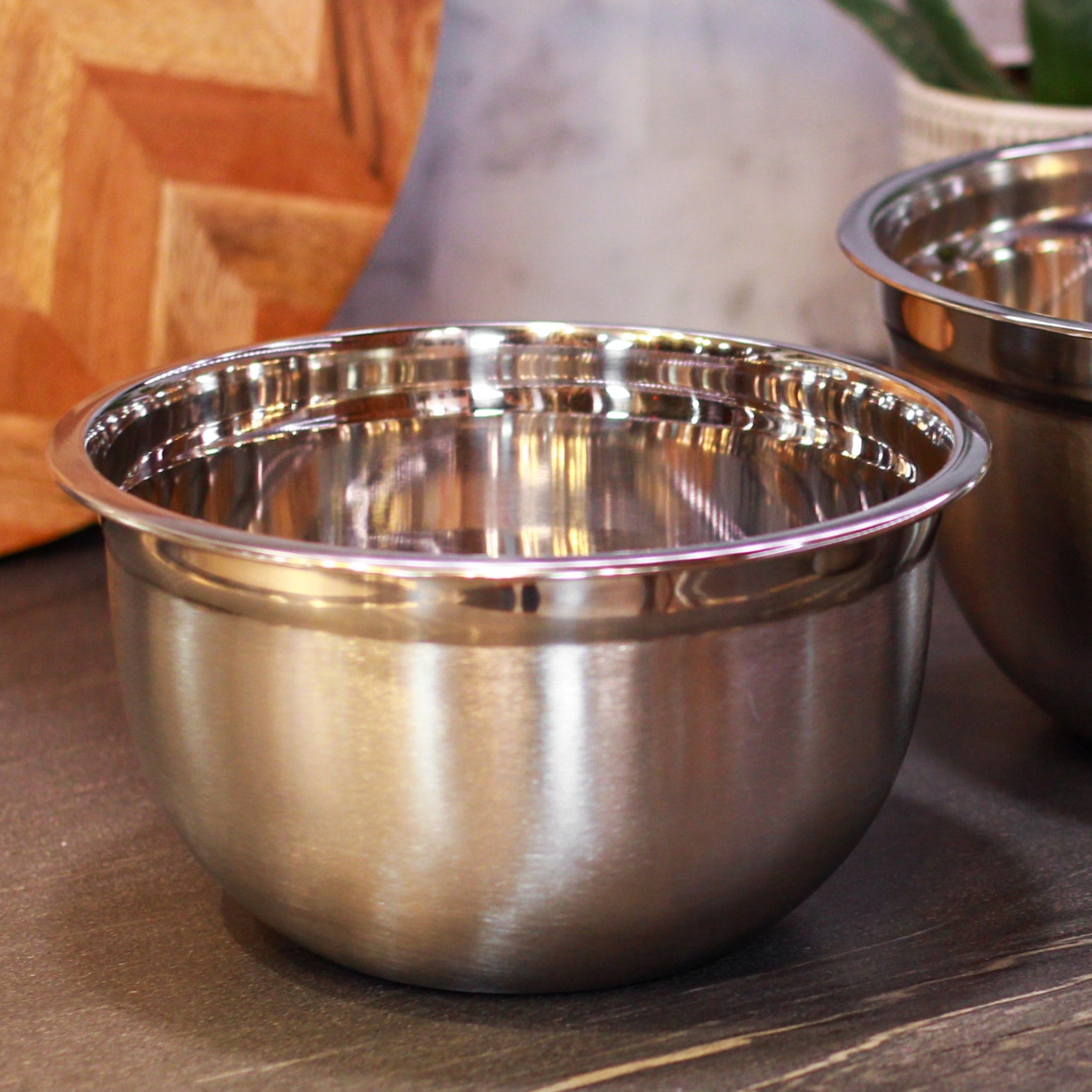 Cook Tools Premium Stainless Steel 3 Piece Mixing Bowl Set