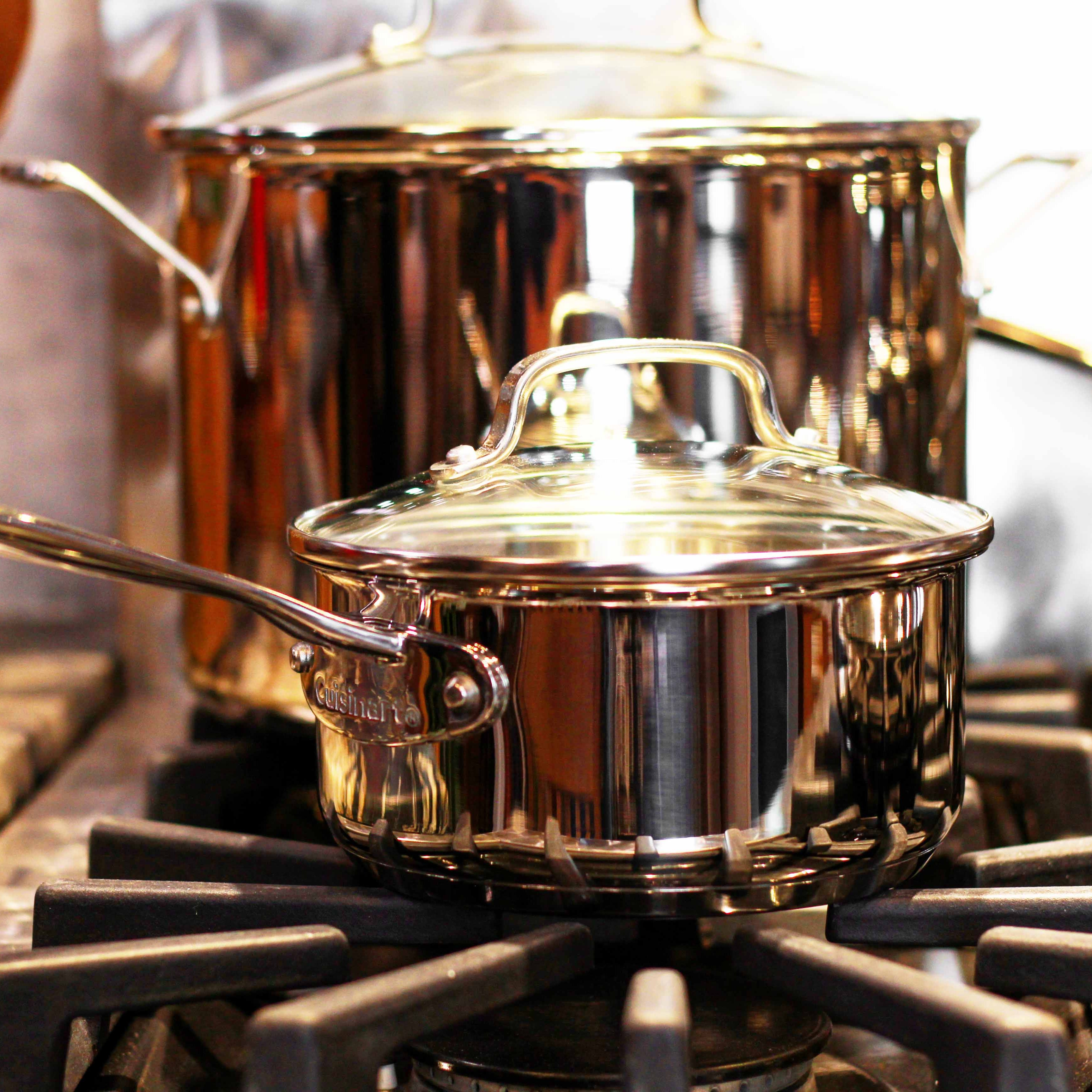Cuisinart Chef's Classic Stainless Steel 11 Piece Cookware Set