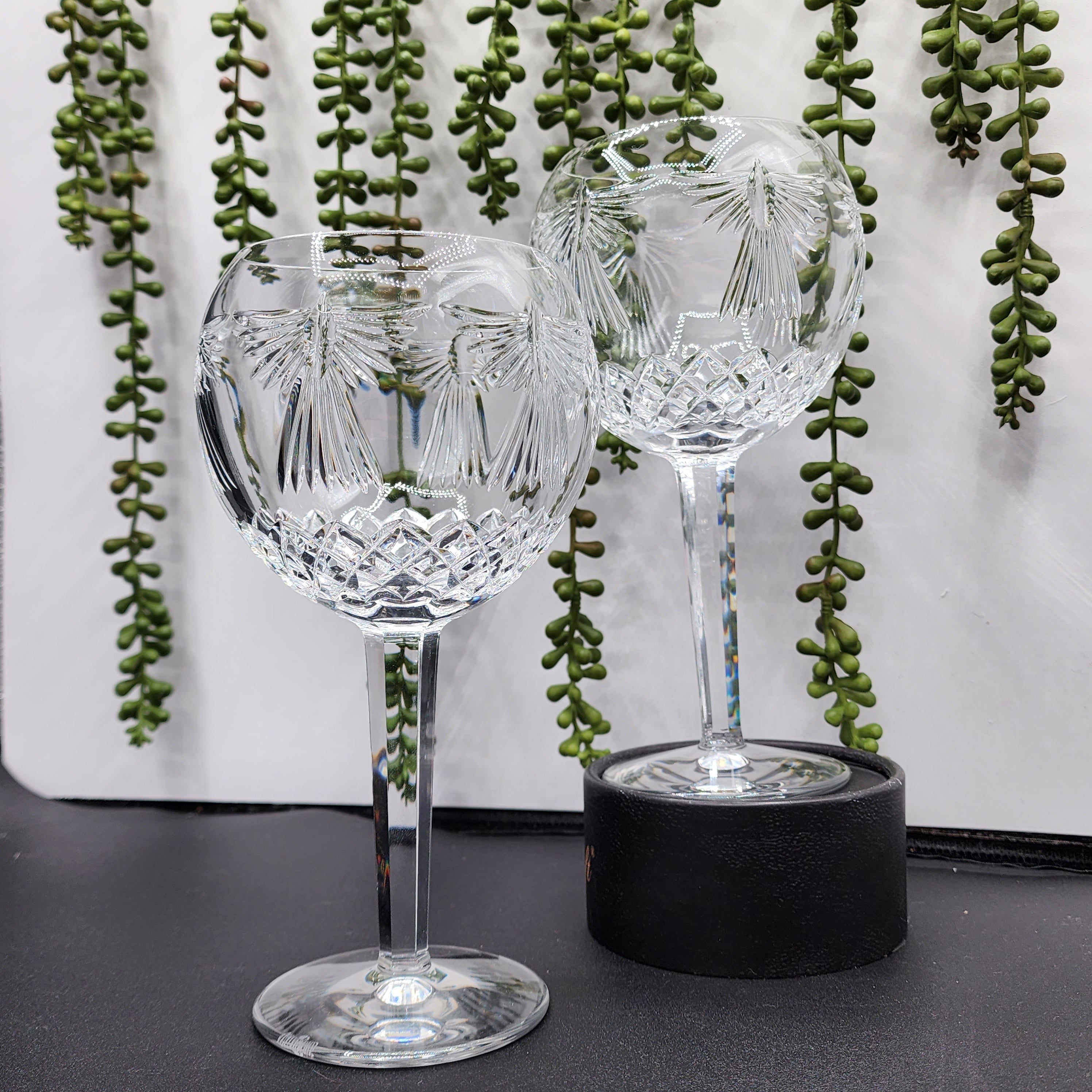 WATERFORD Crystal Millennium Collection A Toast To The Year 2000: First Toast Happiness Second Toast  Love Third Toast Prosperity Fifth Toast Peace Toasting Goblets