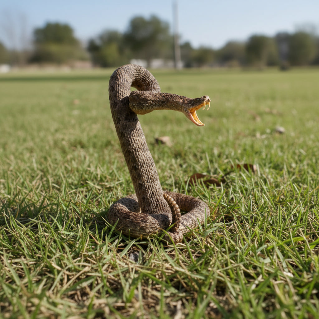 Vintage Small Striker Prairie Rattlesnake