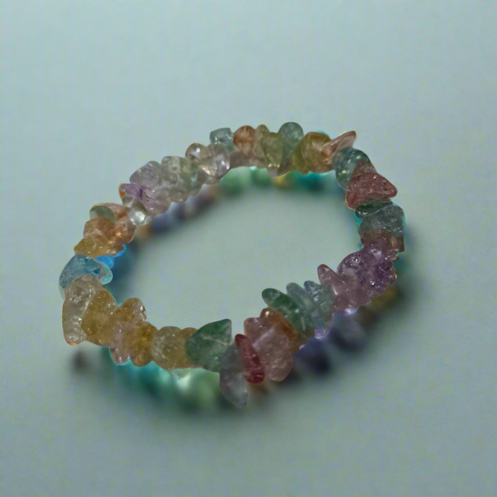 Natural Healing Crystal Beaded Stretchy Bracelet