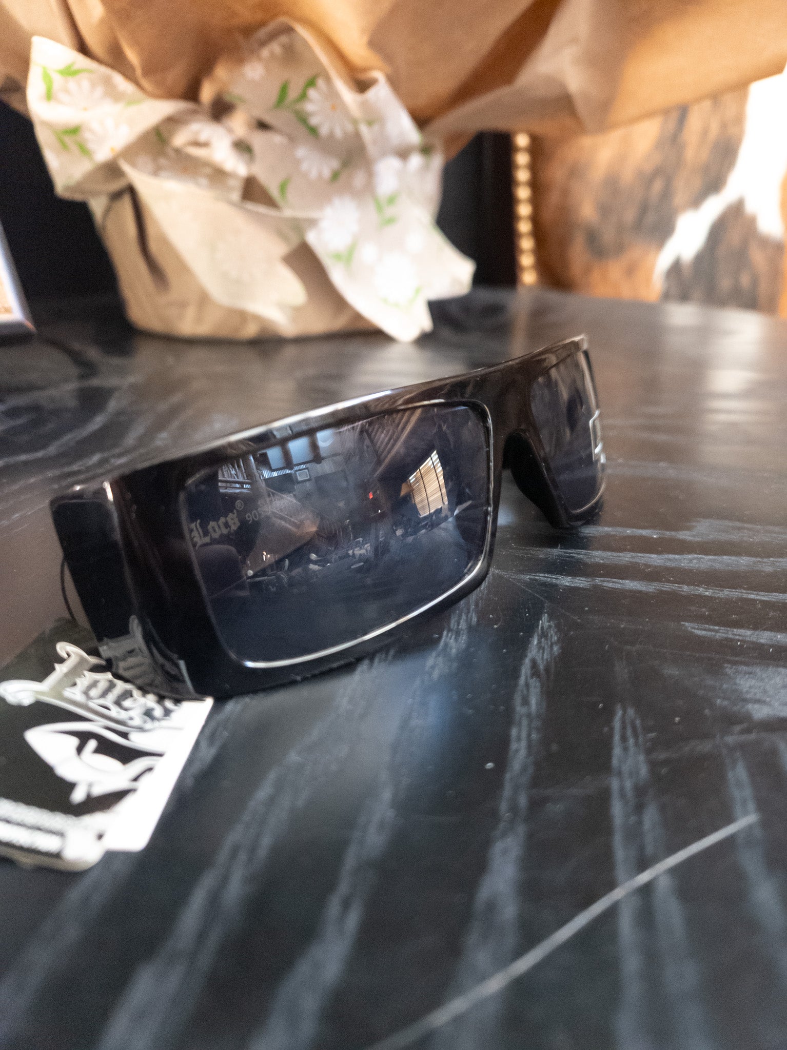 Locs Rectangular Mad Dog Sunglasses