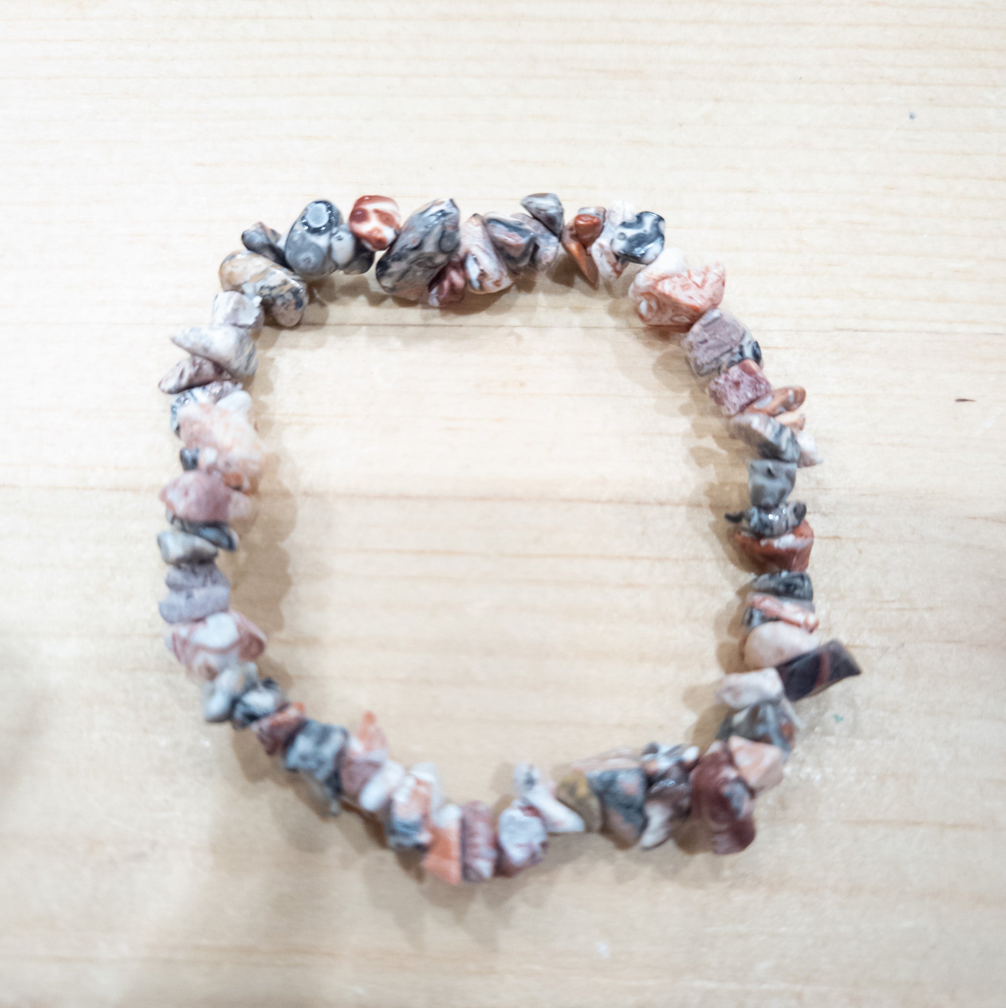 Lepard Jasper Stone Beaded Stretchy Bracelet