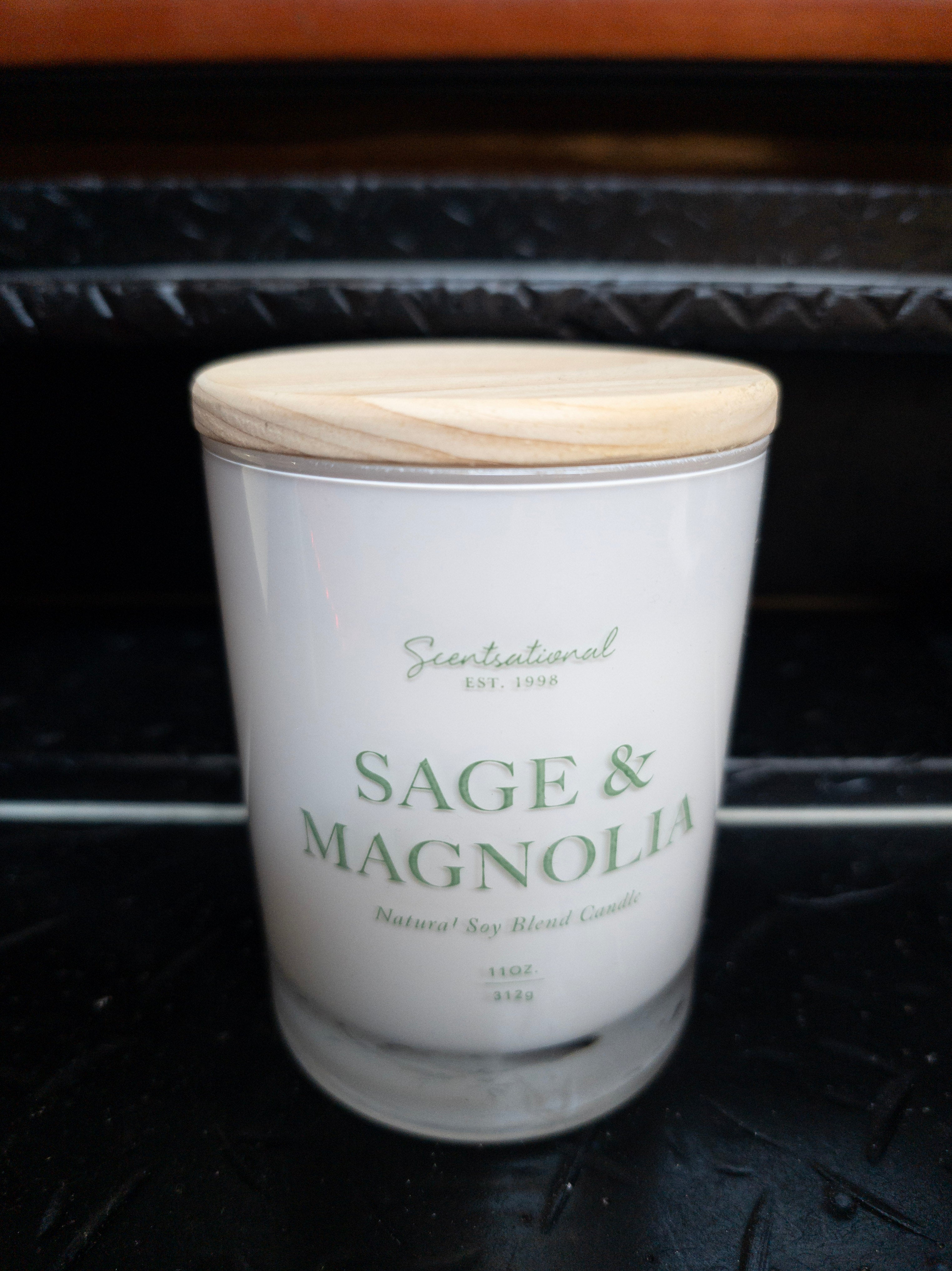 Scentsational Sage and Magnolia Candle