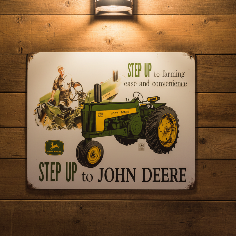 John Deere Tin Sign