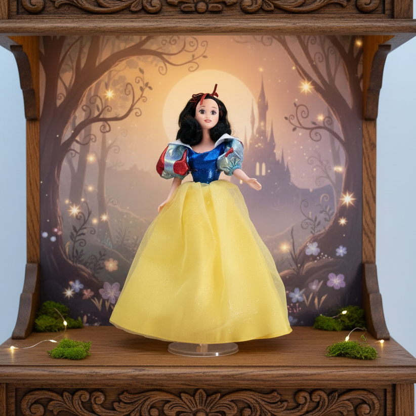 Vintage 1966 Disney Snow White Special Sparkles Collection Barbie By Mattel