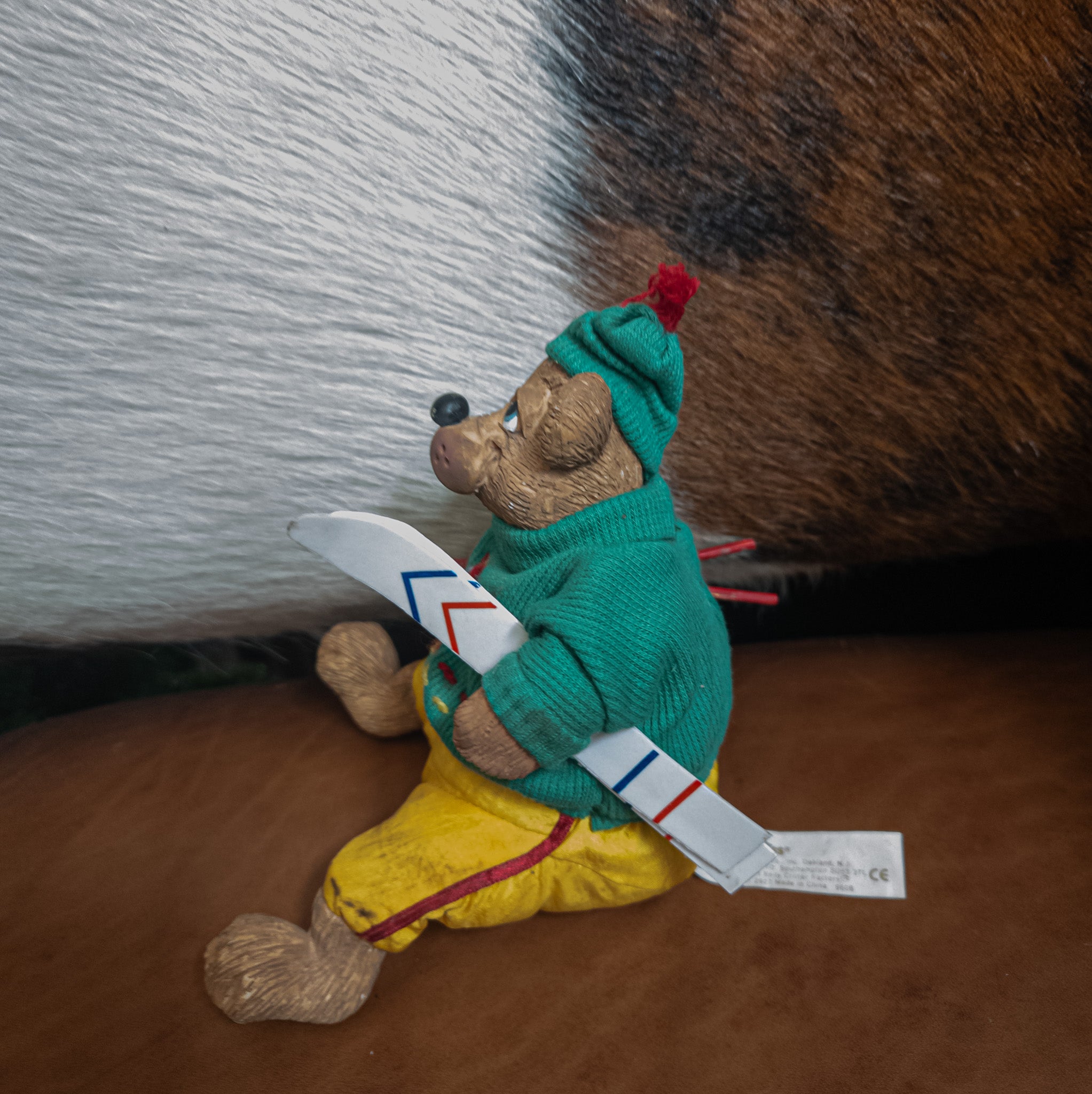 Russ Berrie & Co Bear With Skis