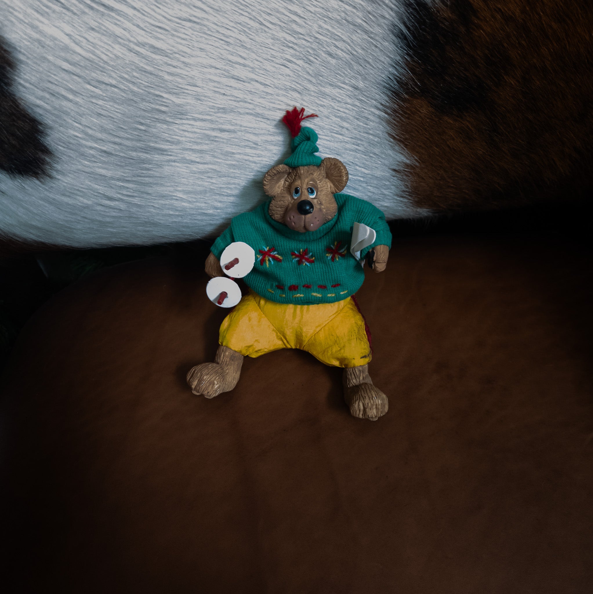 Russ Berrie & Co Bear With Skis