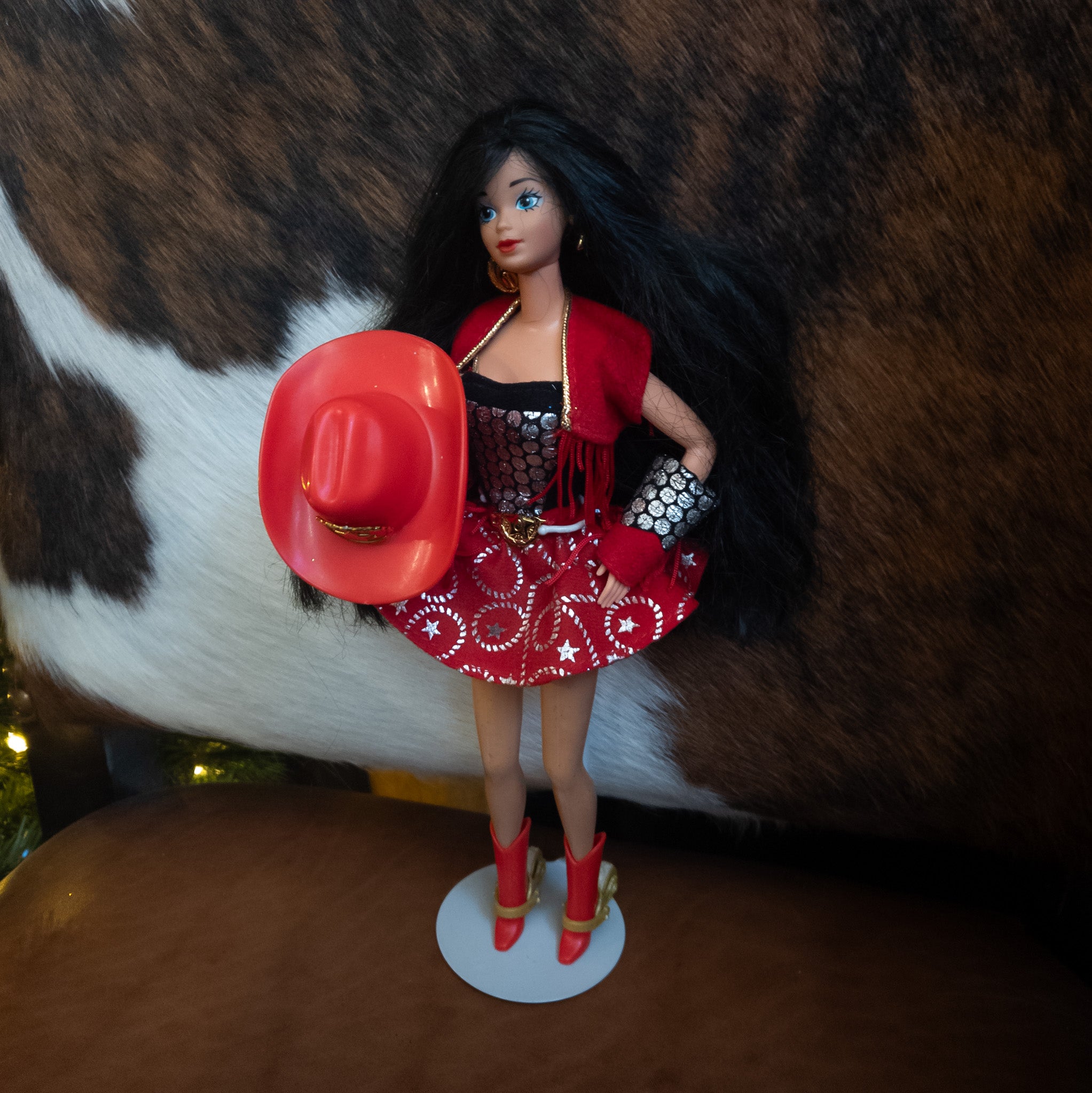 This Is A 1993 Mattel Western Stampin Tara Lynn Barbie Doll