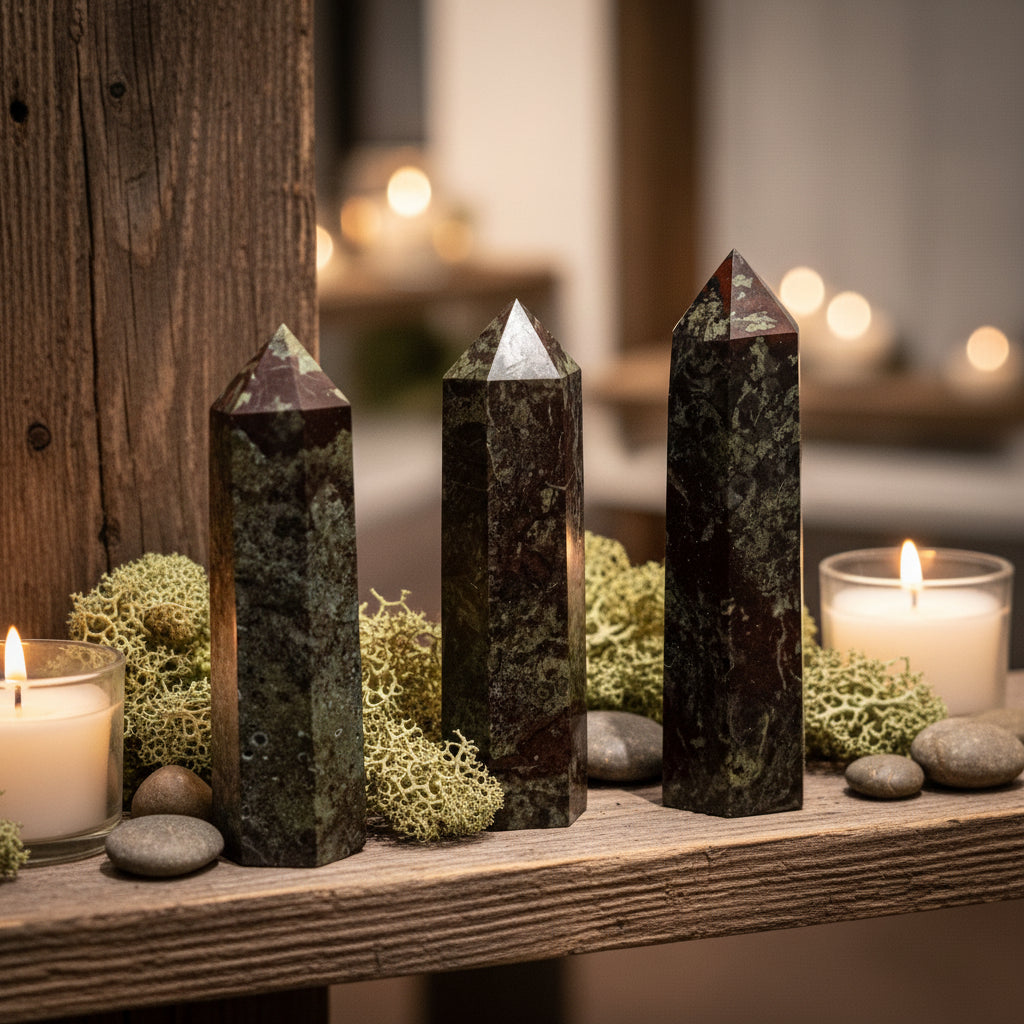 Dragon's Blood Jasper Tower