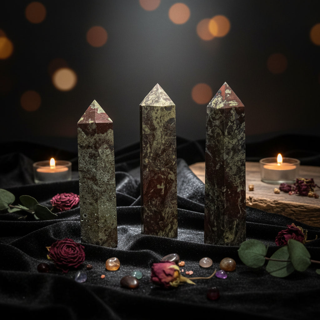 Dragon's Blood Jasper Tower